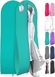 Your Bags Dress Bag for Gowns & Formal Dresses - Hanging Garment Bags for Travel Women - 72" Extra Long Garment Bags for Hanging Clothes - Extra Large Wedding Dress Garment Bag - 10" Gusset