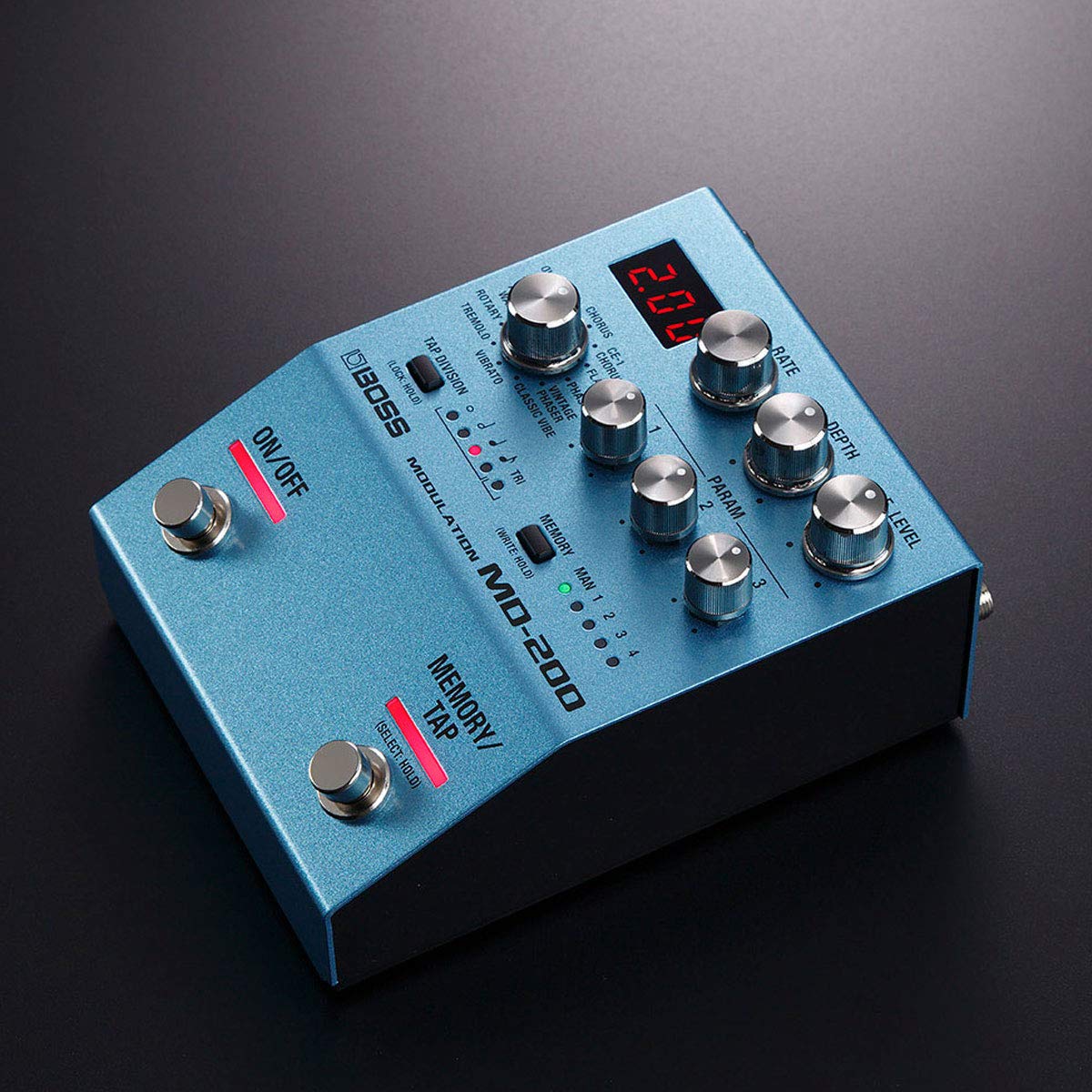 Boss MD-200 Modulation Multi-Effektgerät + keepdrum Gitarren-Kabel 3m