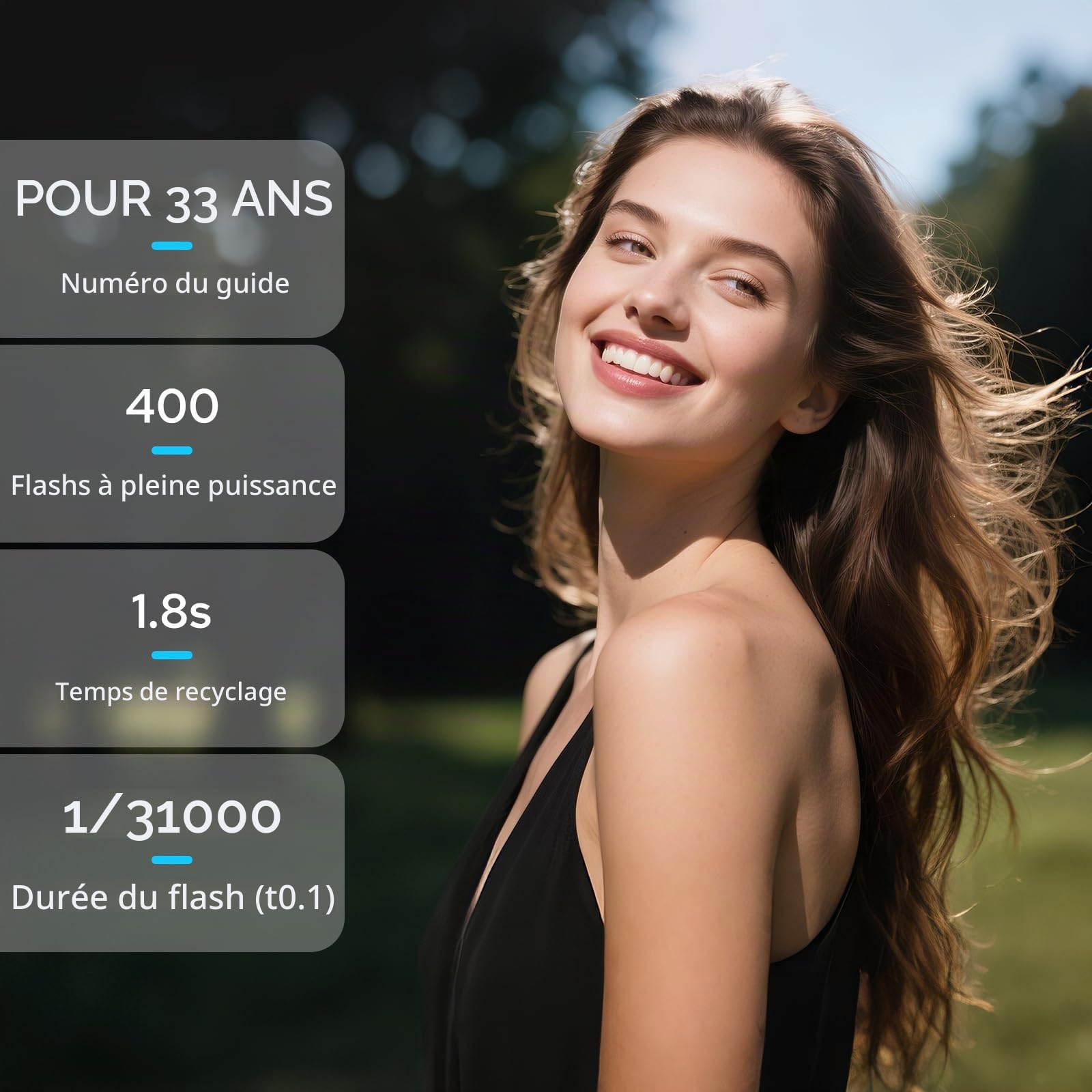 Godox TT520III Flash GN33 pour Appareil Photo, avec émetteur sans Fil RT-16 | Modes S1/S2, 8 Niveaux de Puissance, Design Sabot à Contact Unique, pour Canon Nikon Sony Fuji Olympus Panasonic