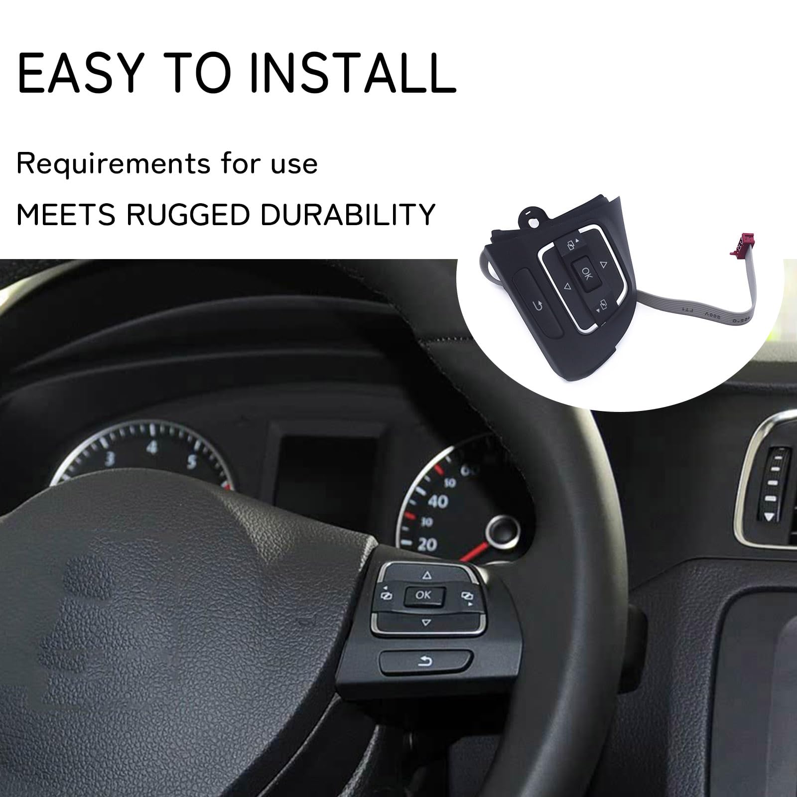 Amazon.com: Car Multi-Function Steering Wheel Button Switch MFD