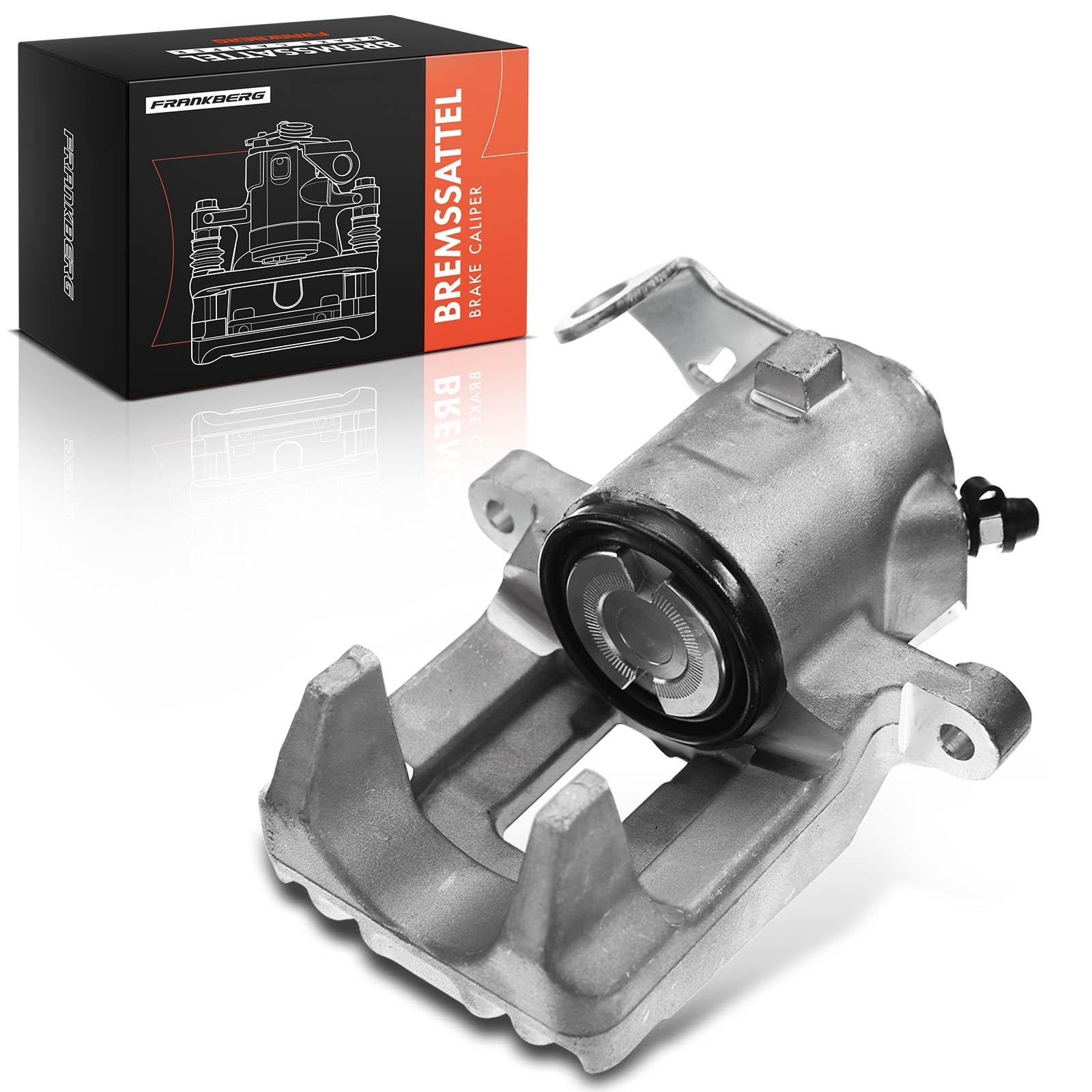 Frankberg Brake Caliper Disc Brake Rear Left Aluminium Compatible with Golf IV Polo Fabia I Fabia II A3 Leon Ibiza III TT Cordoba Toledo II R.o.o.m.s.t.e.r Replace# 1J0615423D