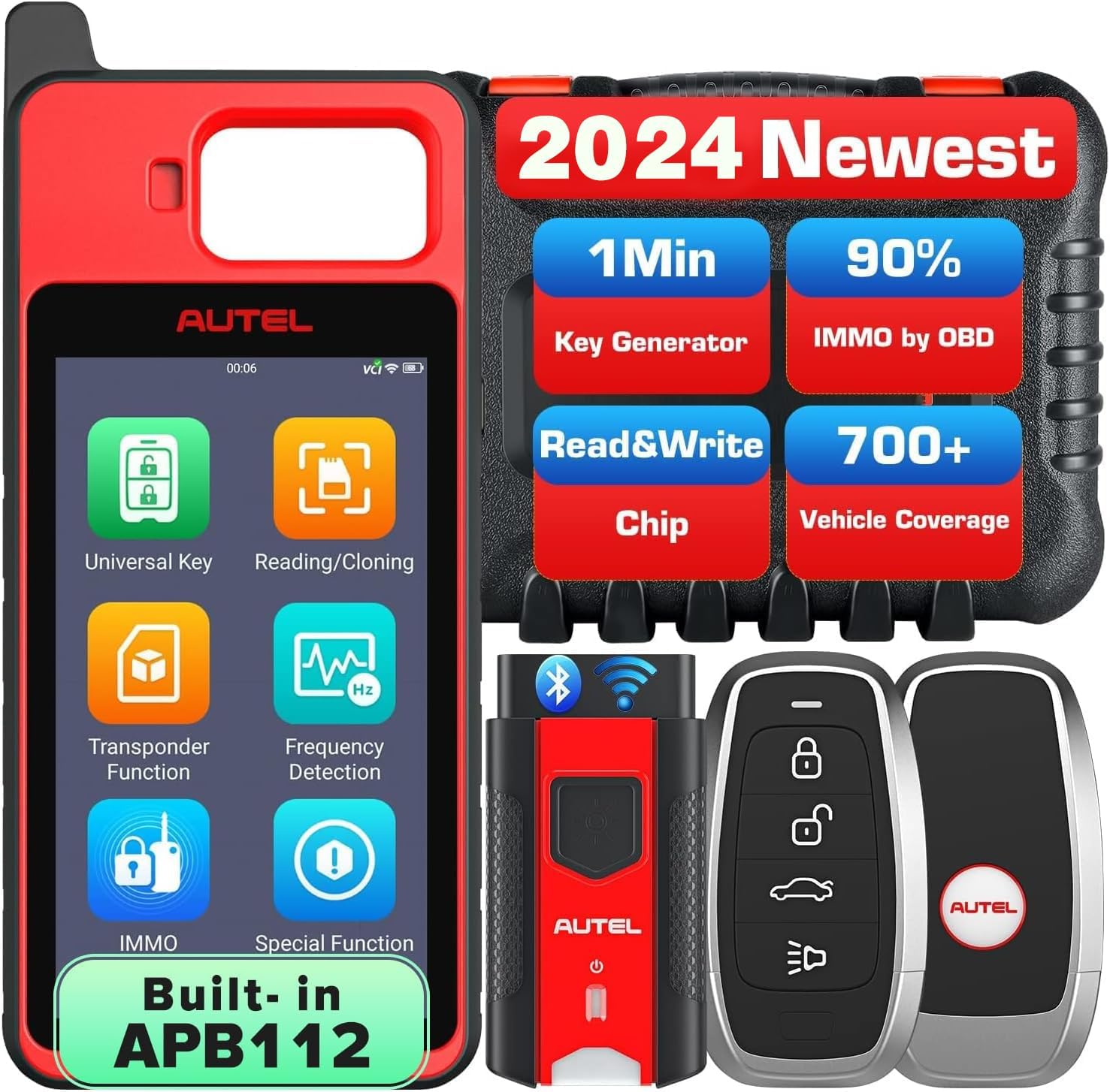 OTOFIX IM1 Programmatore Portachiavi Professionale Con XP1 - Diagnostica Auto Completa E Funzioni IMMO - Foto 9