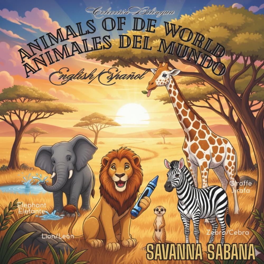 Animals of the world Animales del mundo: Savanna