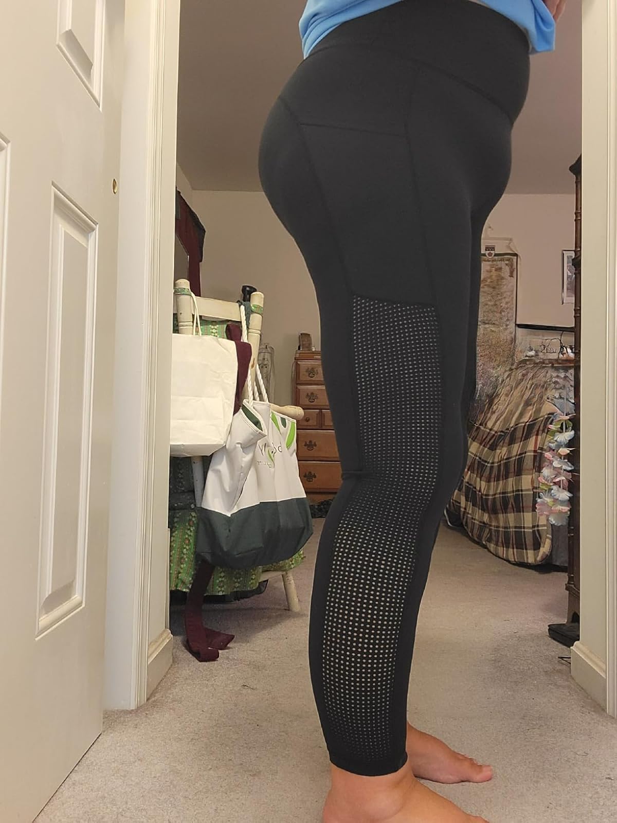 SEEMLY High Waisted Leggings with Pockets Pantalones de Yoga para Mujer