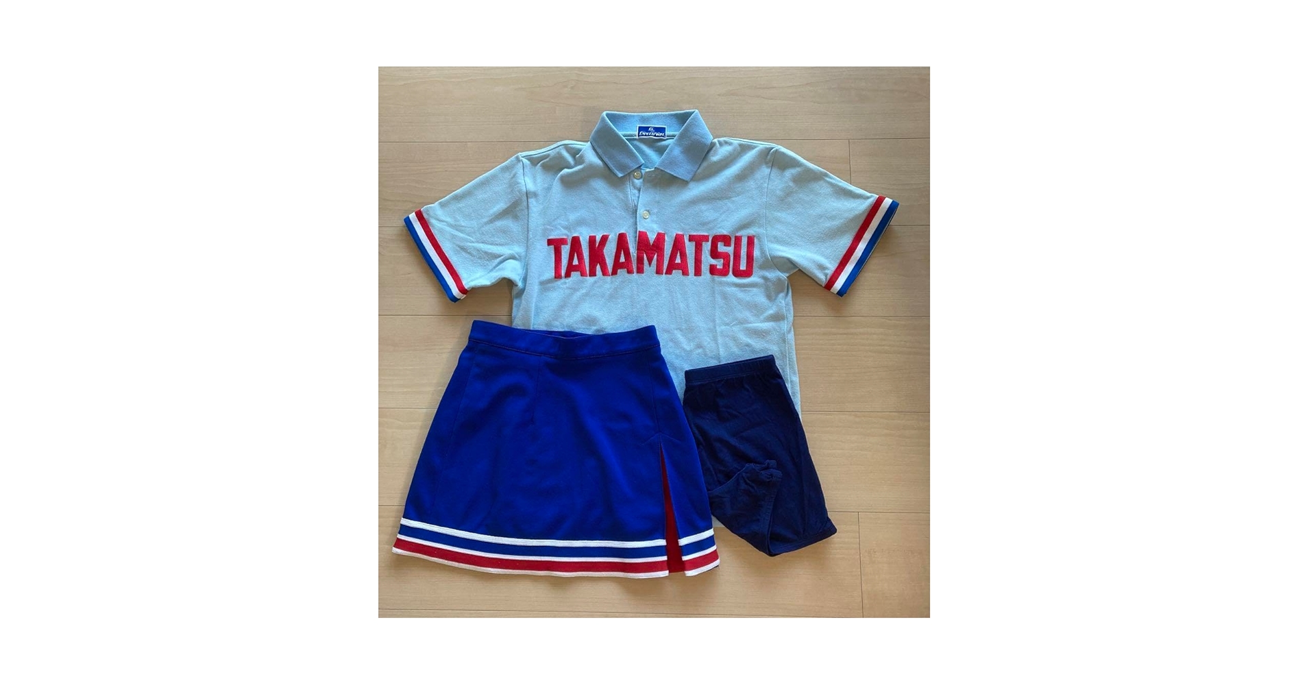 【中古品】最安値✳︎高校 チアユニフォーム◎158cmの標準体型で着用 Qoo10] 埼玉県 埼玉平成高校チアユニフォーム コ