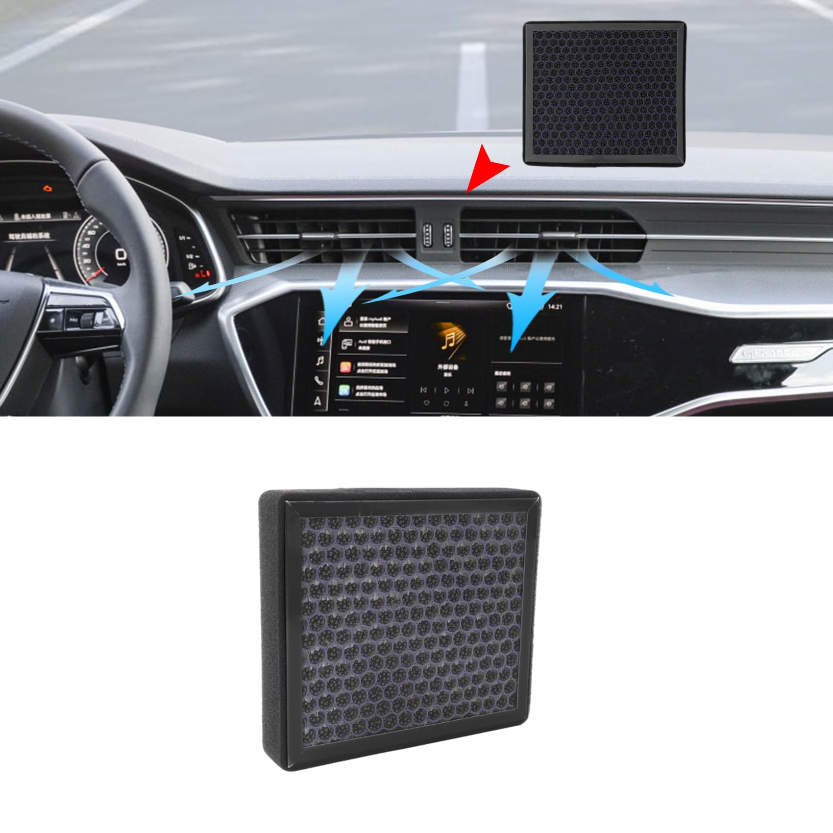 WINUERK Cabin Air Filter, Air Conditioning Filter, Car Air Conditioning Filter