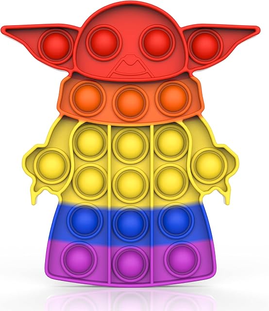 Yefun Pop Bubble Sensory Fidget Toy, Autism Special Needs Stress Reliever Anxiety Relief Toys, Extrusion Bubble Fidget Toys, Kids Toys Poppet Fidget Toy