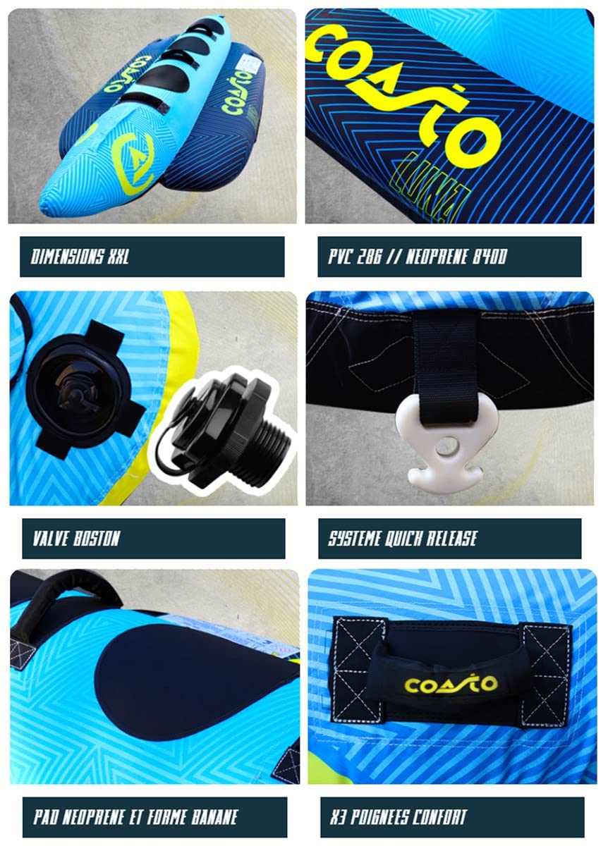 COASTO Luna - Tubo a banana per 3 persone