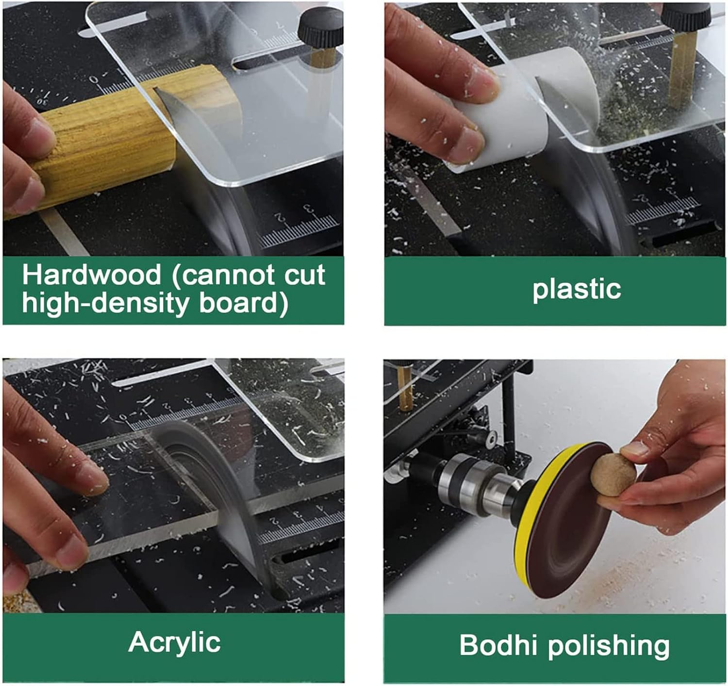 Precision Table Saw,0-90 Angle Cut Portable, Adjustable Multifunctional Table Saw, 33mm Cutting Depth, Woodworking Cutting Machine for DIY Woodworking