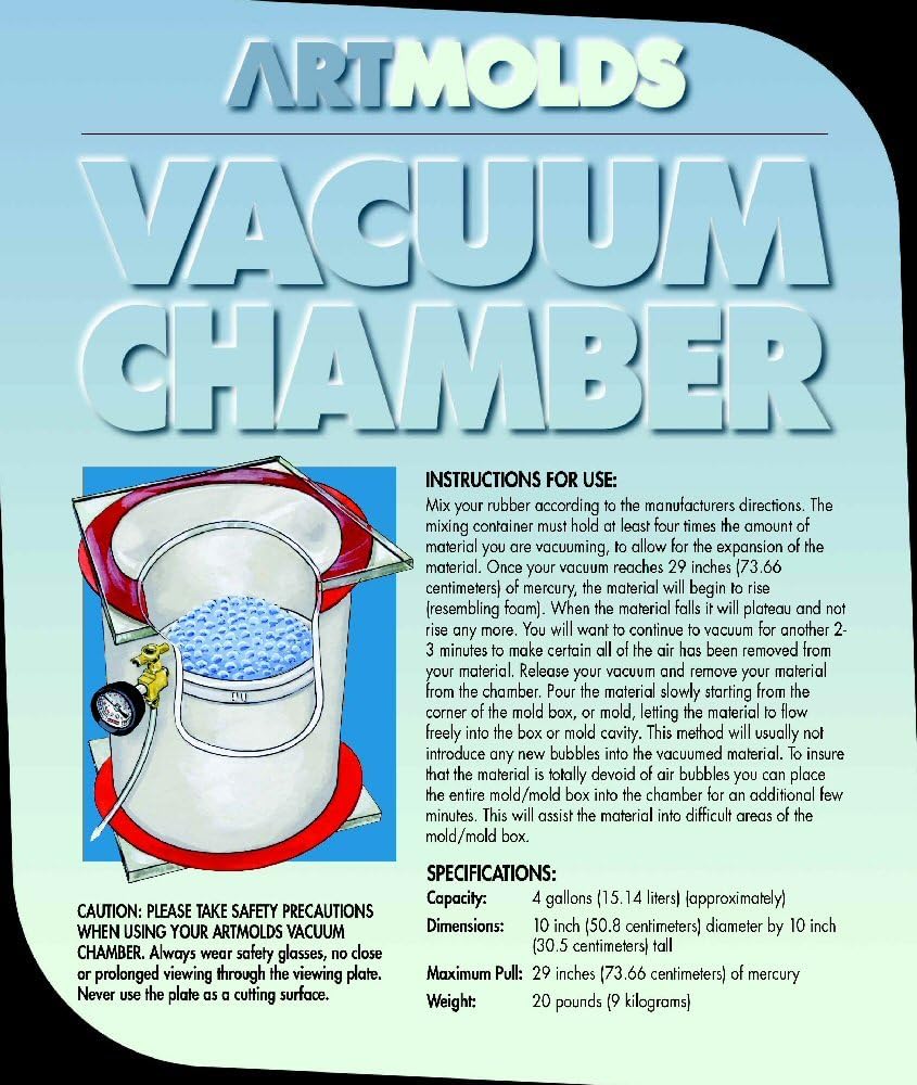 "Artmolds Bubble Free Mold PVC Vacuum Chamber" - Image 3