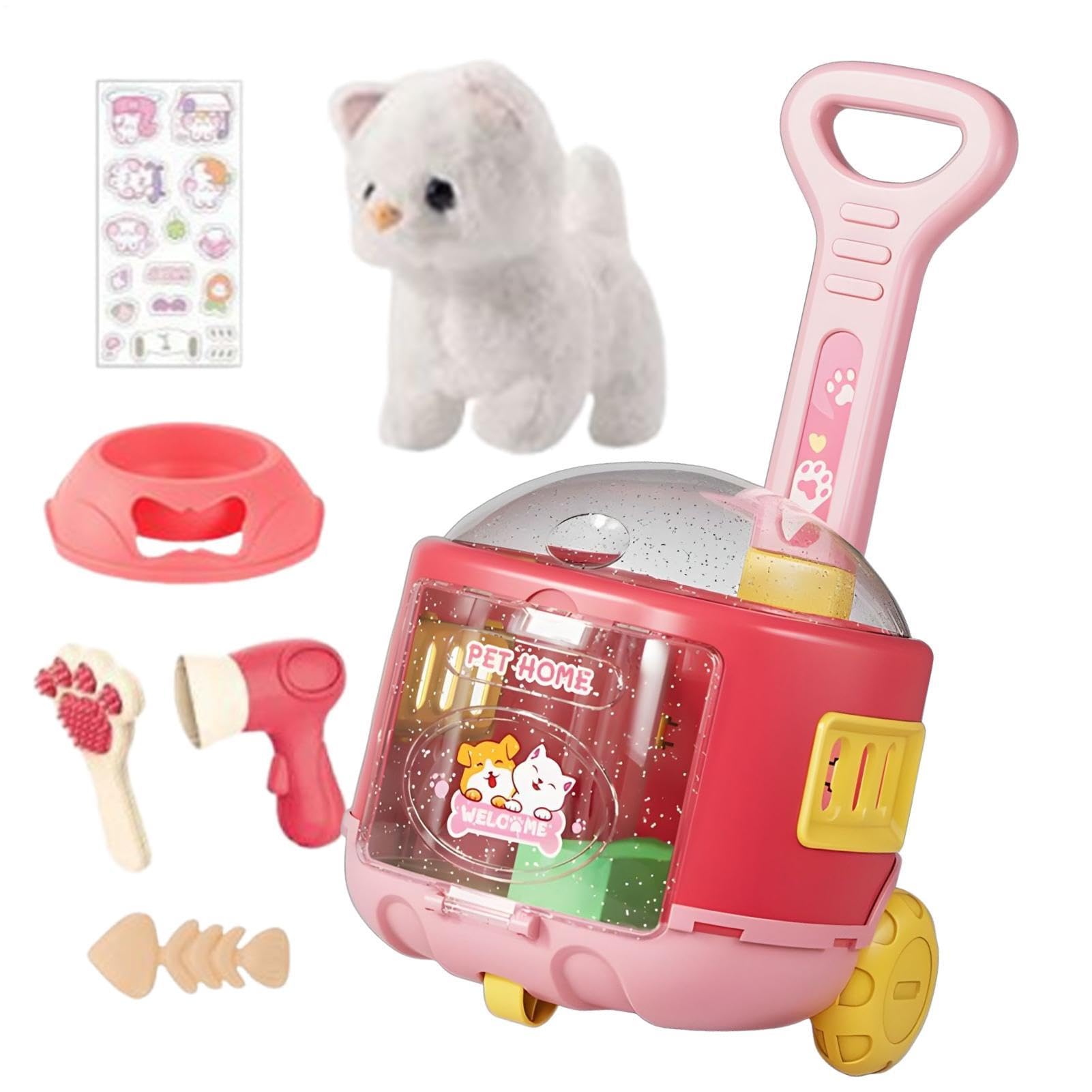 Juguetes Interactivos Peluches Realistas de Animales para Juego Simbólico | Animal peluche interactivo electrónico Para Pequeños Niños Niñas Juego Simbólico Interactivo Peluches Figuras Realistas