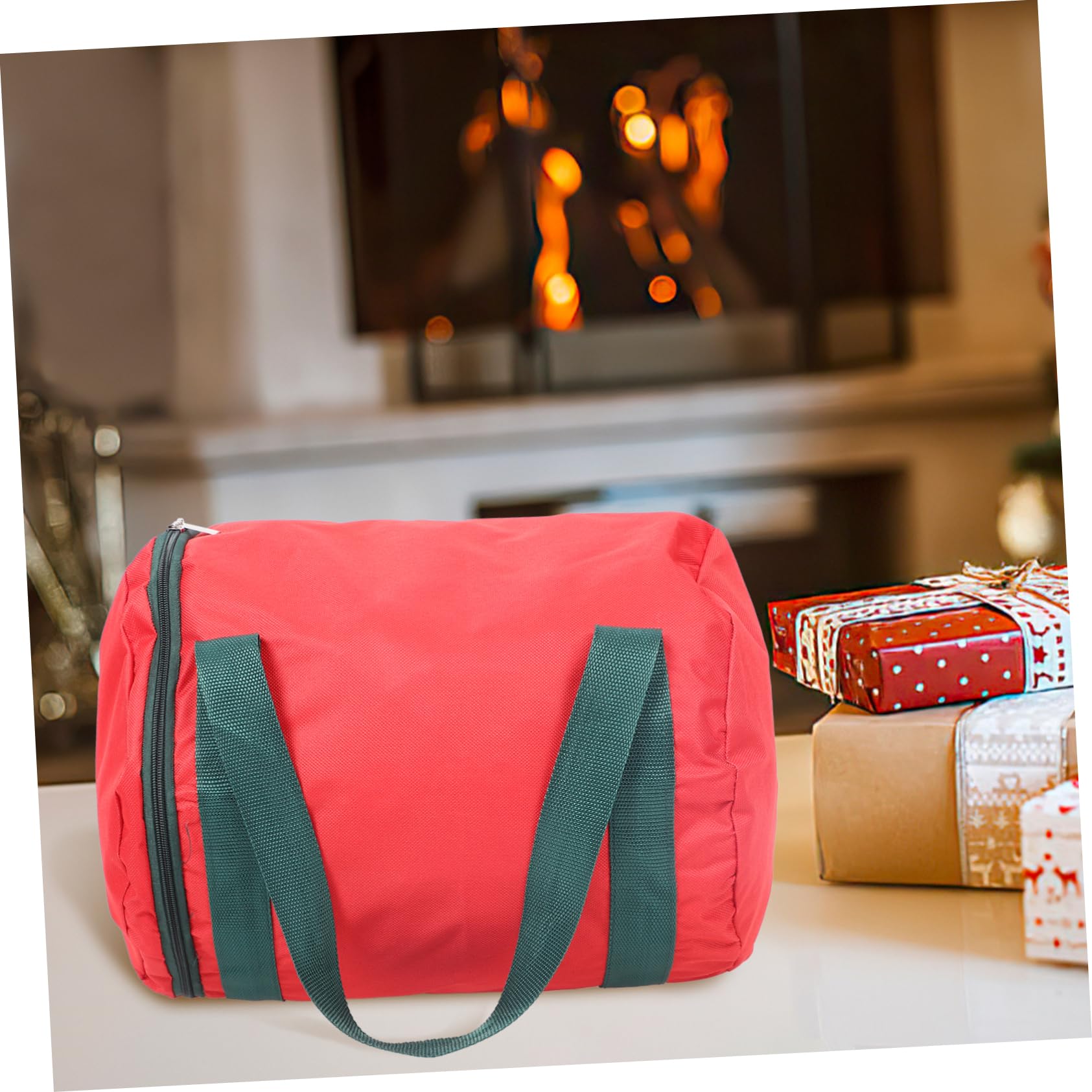 IMIKEYA Lichterkette Tasche 2st Weihnachtslicht-Aufbewahrungstasche Urlaub Weihnachtsbaum-Aufbewahrungstasche Weihnachtsfreigabe Aufbewahrung Von Glühbirnen Weihnachtslampenbehälter 600d Oxford-Stoff