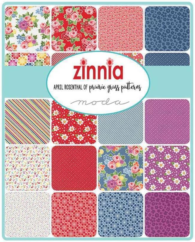 Zinnia Layer Cake®, 42-10" Precut Fabric Quilt Squares by April Rosenthal