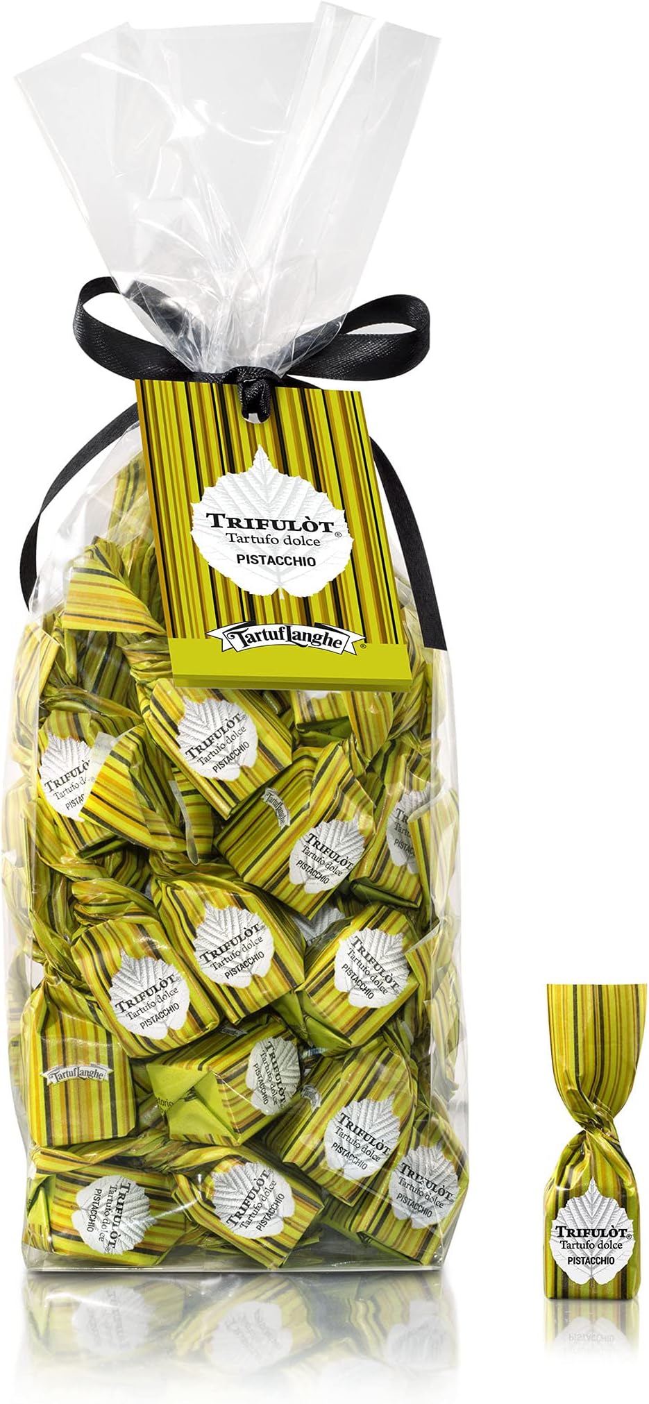 Tartuflanghe - Mini Sweet Truffles D'ALBA - 200g Pistachio