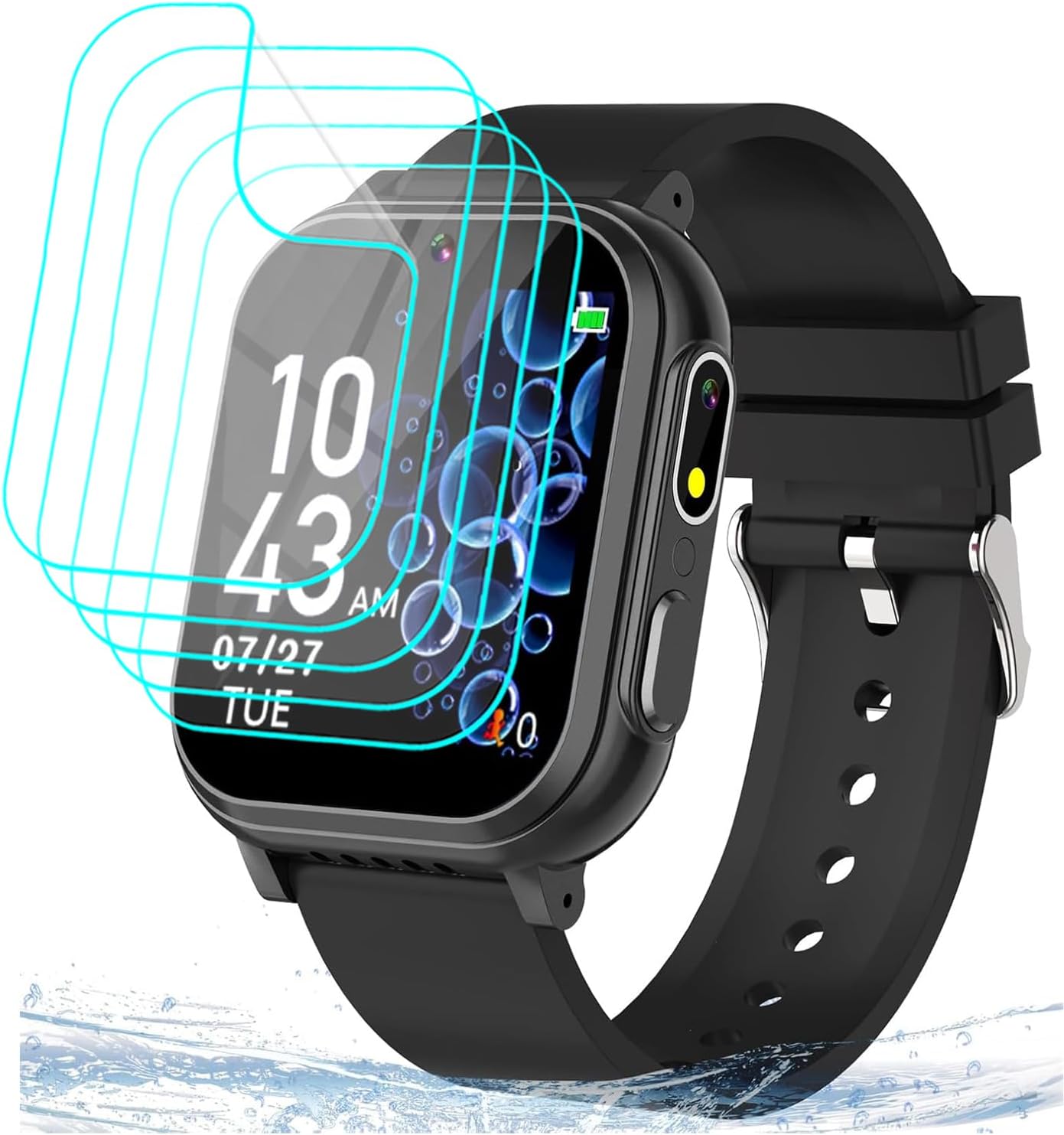 [5 Pack] for Cosjoype Smart Watch Y16B Screen Protector 1.54" Soft PET Film [Case Friendly] [Anti-Scratch] [Bubble Free] Screen Protector for Cosjoype Y16B Smartwatch