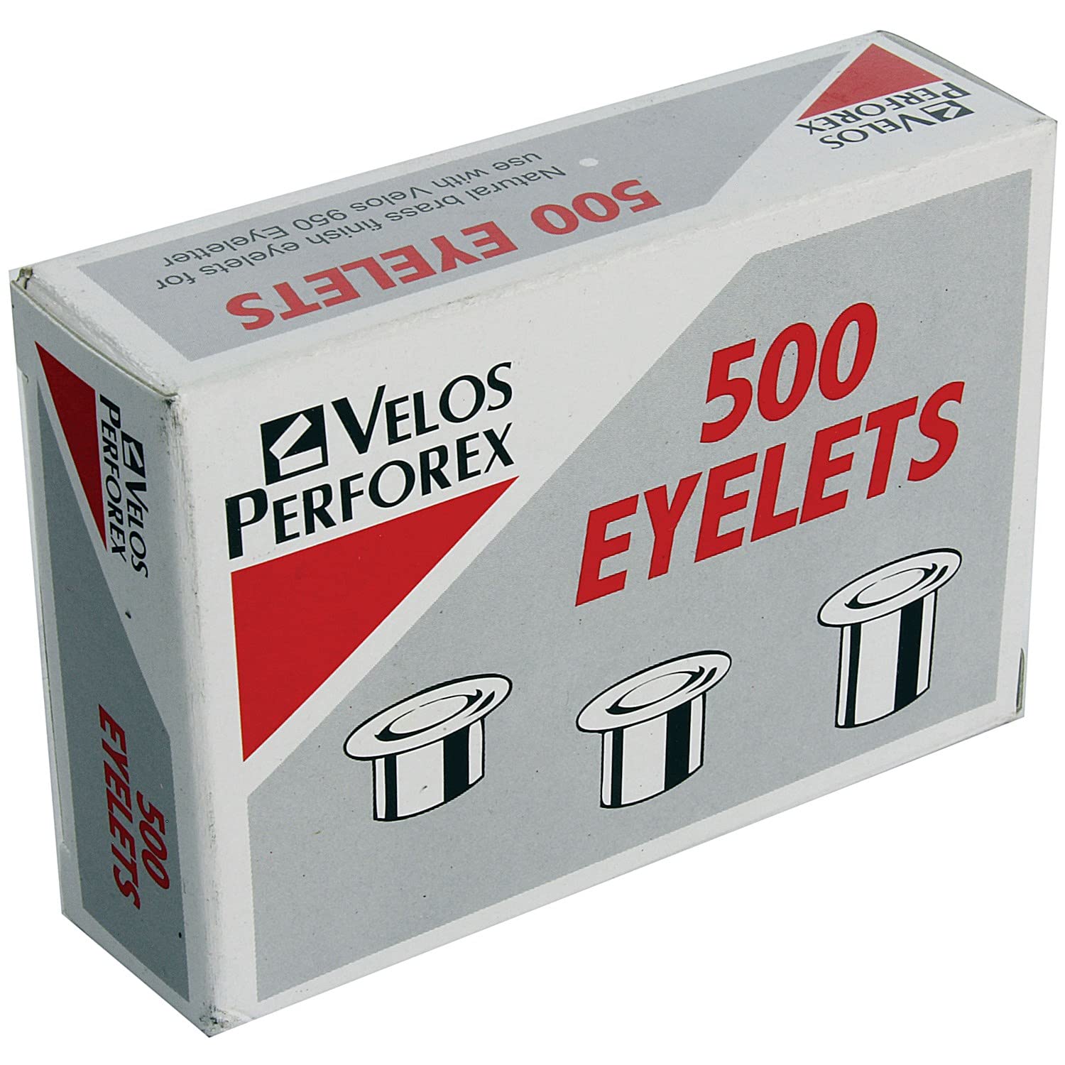 Rexel Eyelets Punching Bolts Brass 4.7mm Diameter 4.2mm Length [Pack of 500]