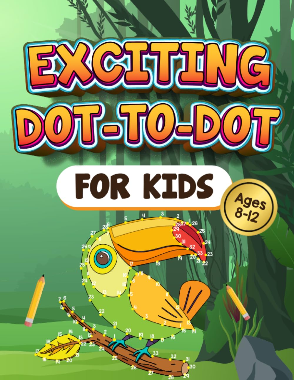 Exciting Dot To Dot For Kids: Large Print Connect The Dots Activity Book For Kids For Young Explorers