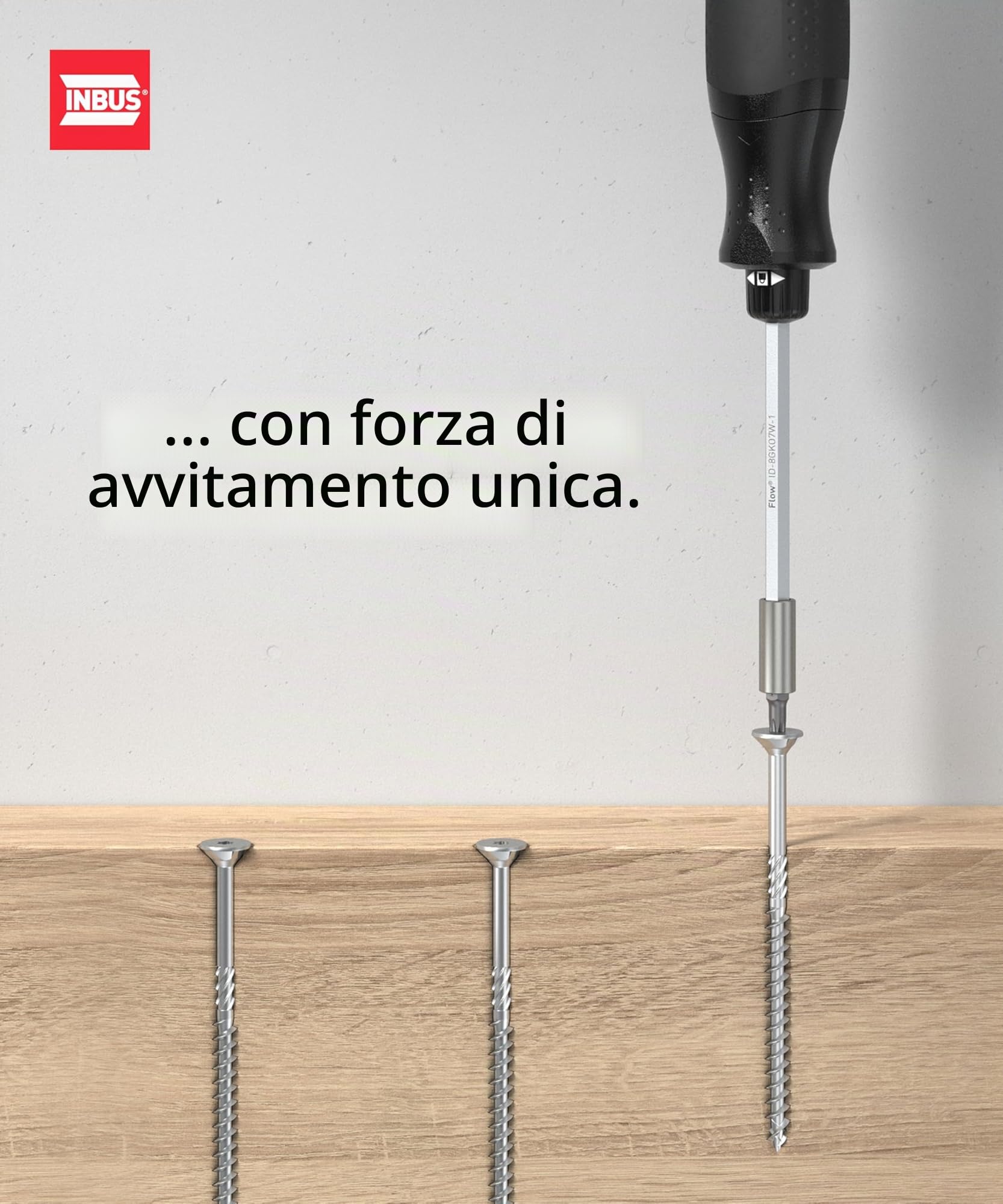 INBUS® Cacciavite Flow® incl. 12 inserti (Made in Germany) | (ID: 73424)