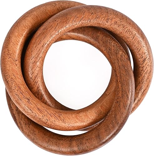 Miniatura 7 de Juego de 12 servilleteros de tres anillos, servilleteros decorativos para esposas, servilleteros a granel para decoración de fiestas, mesa de