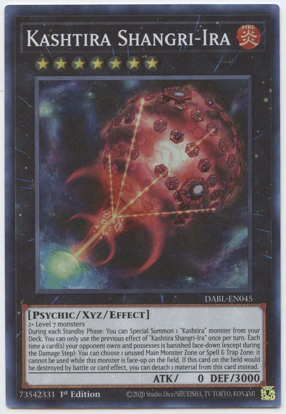 Amazon.com: Yu-Gi-Oh! Kashtira Shangri-Ira - DABL-EN045 - Super