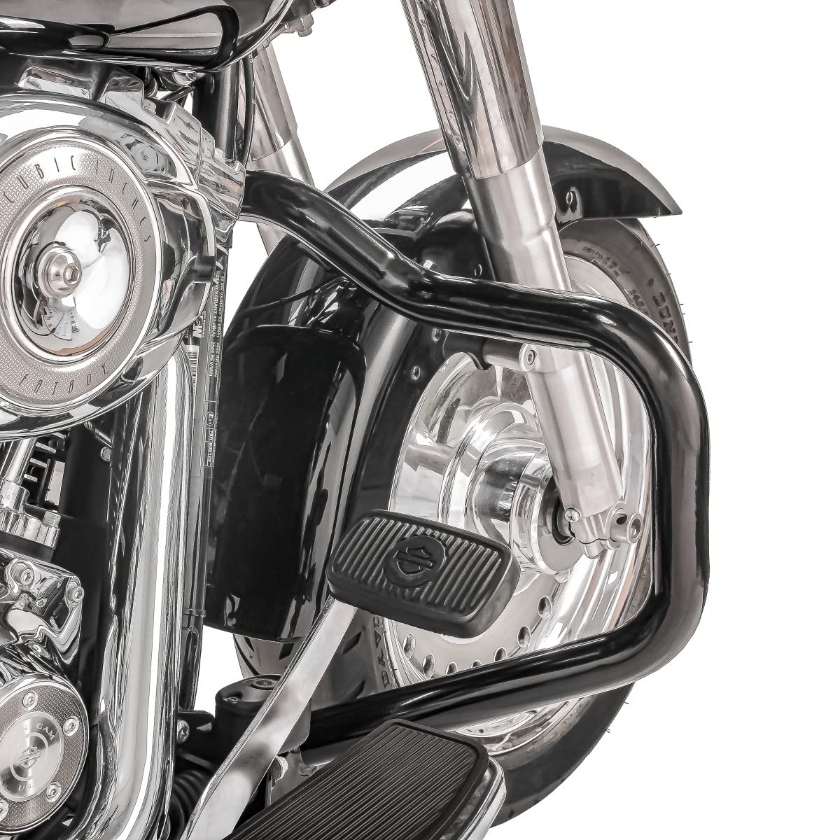 Sturzbügel Mustache für Harley Davidson Softail Slim 12-17 schwarz