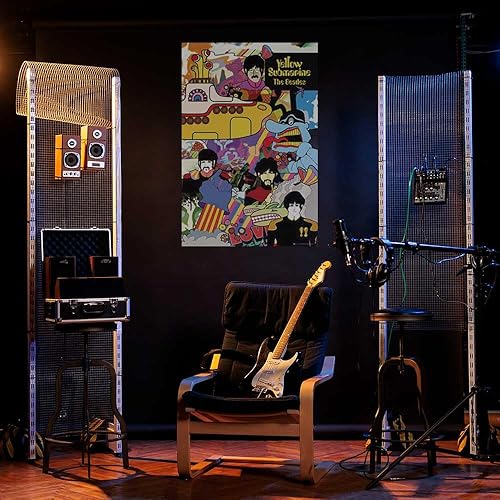 Miniatura 3 de The Beatles - Póster de submarino amarillo (24 x 36 pulgadas)