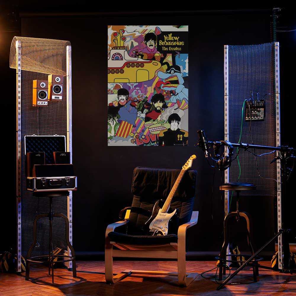 Amazon.com: The Beatles - Yellow Submarine Poster 24 x 36in