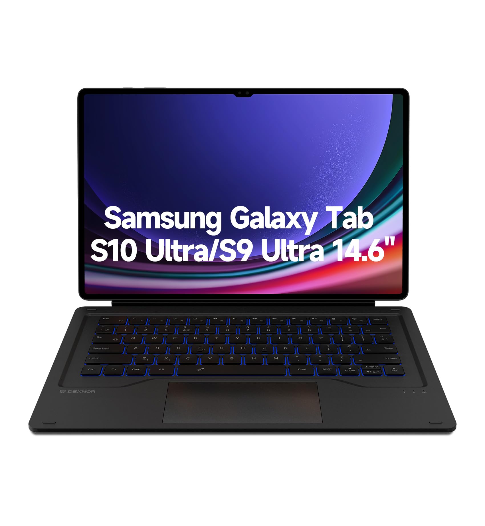 Dexnor Keyboard Case for Samsung GalaxyTab S10 Ultra/S9 Ultra