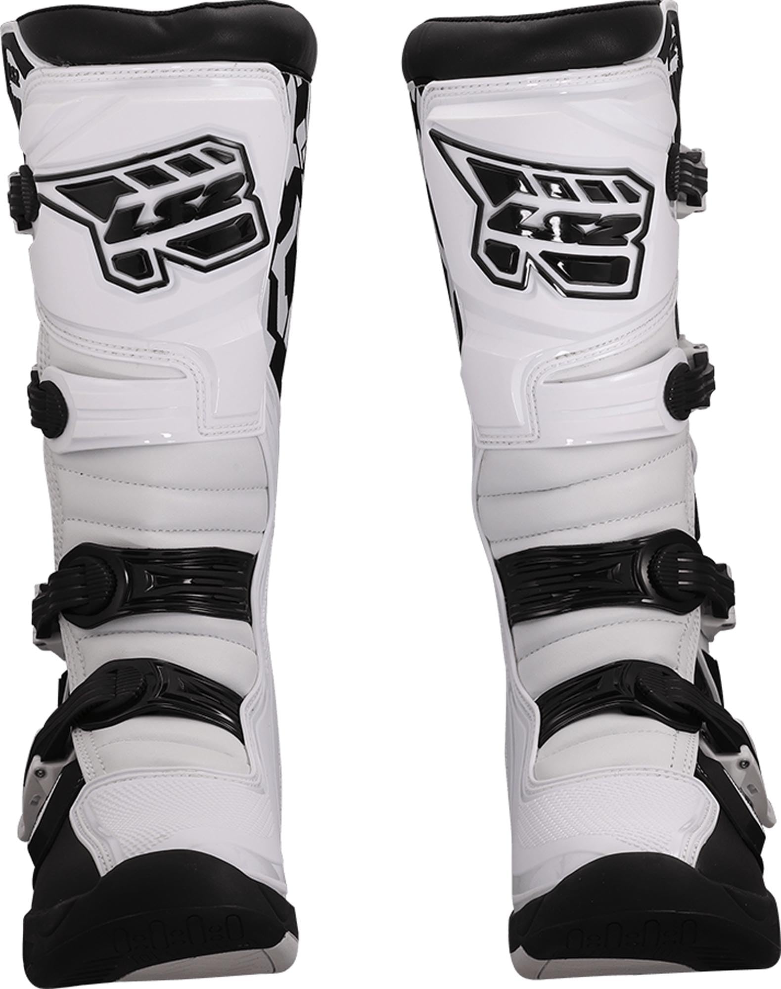 LS2 Raptor Motocross Stiefel, schwarz/weiß, 43
