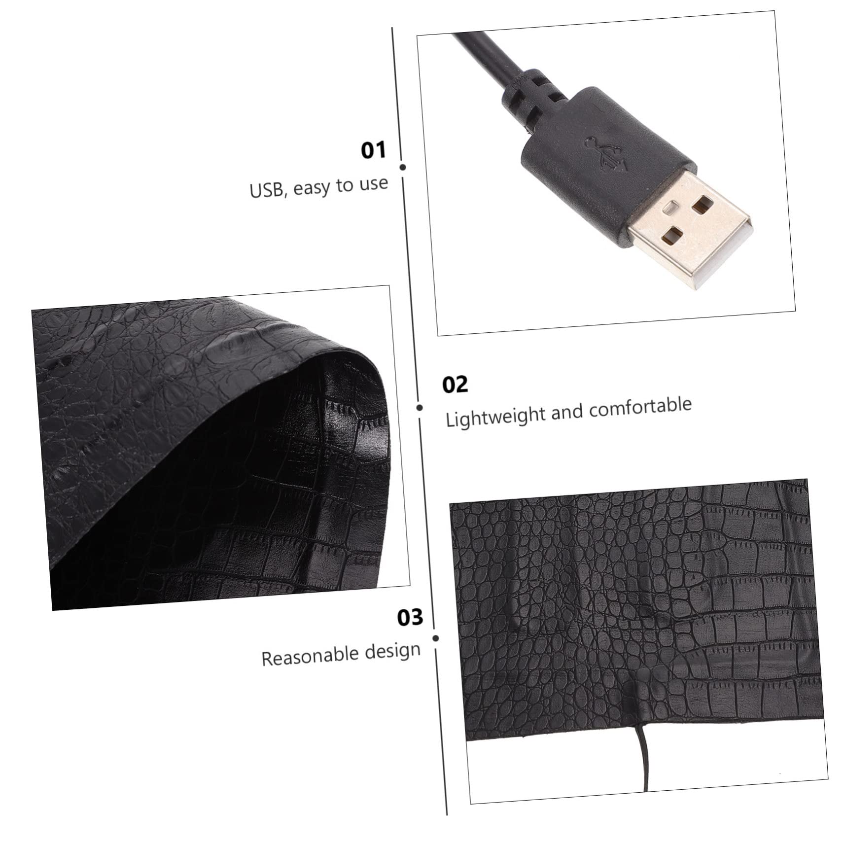 Toddmomy Tappetino Riscaldante Rettili con Regolazione USB Riscaldamento Uniforme per Lucertole Tartarughe e Animali Domestici Invernali