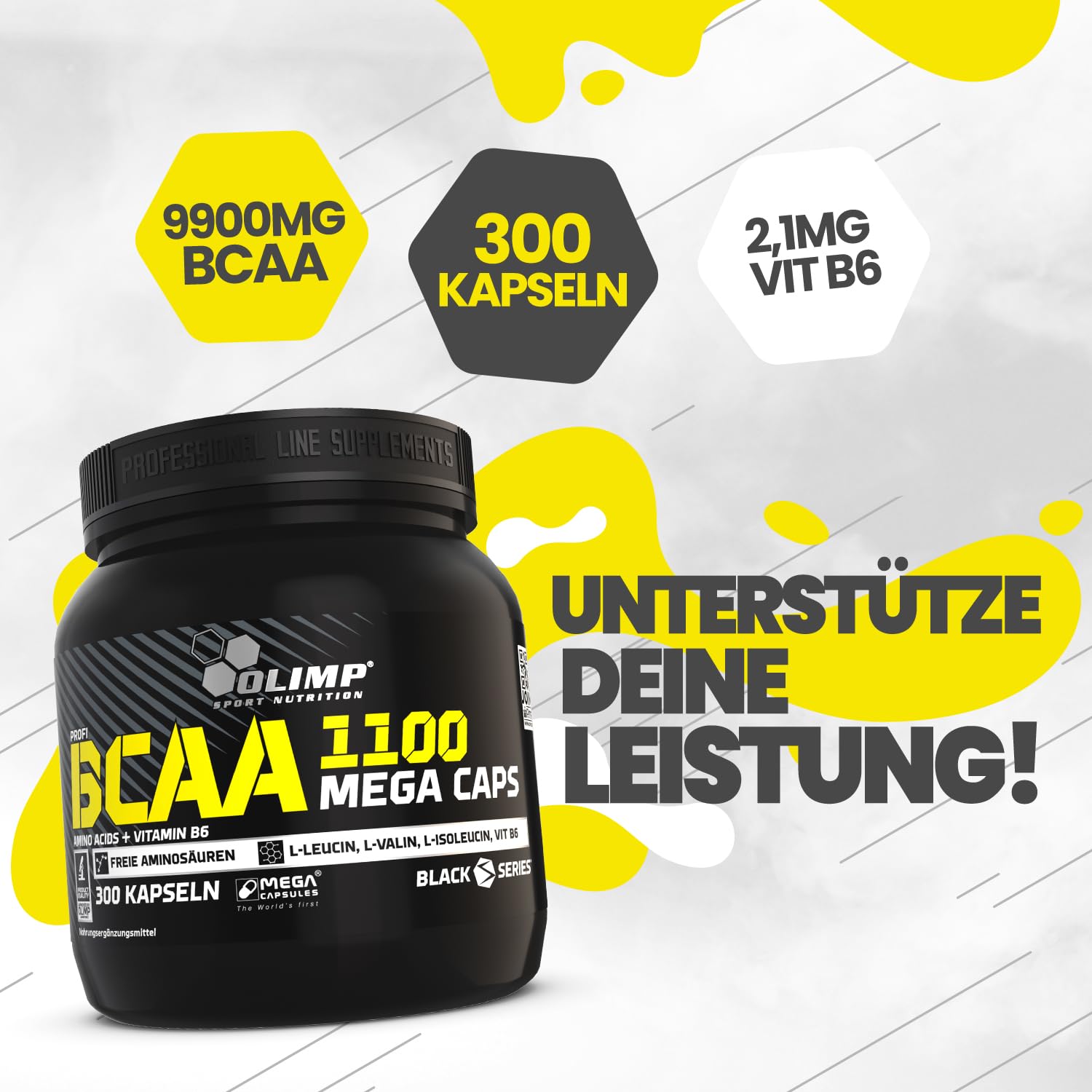 Olimp BCAA 1100 Mega Caps - 300 Kapseln