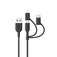 Anker Cavo iPhone, PowerLine II 3-in-1 [90 cm]
