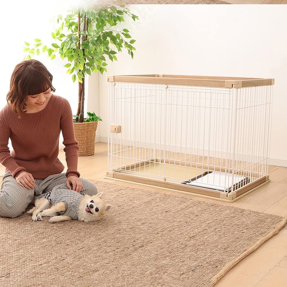 Amazon.co.jp: 犬ケージクレート、47インチの特大犬小屋、安全ドア付き