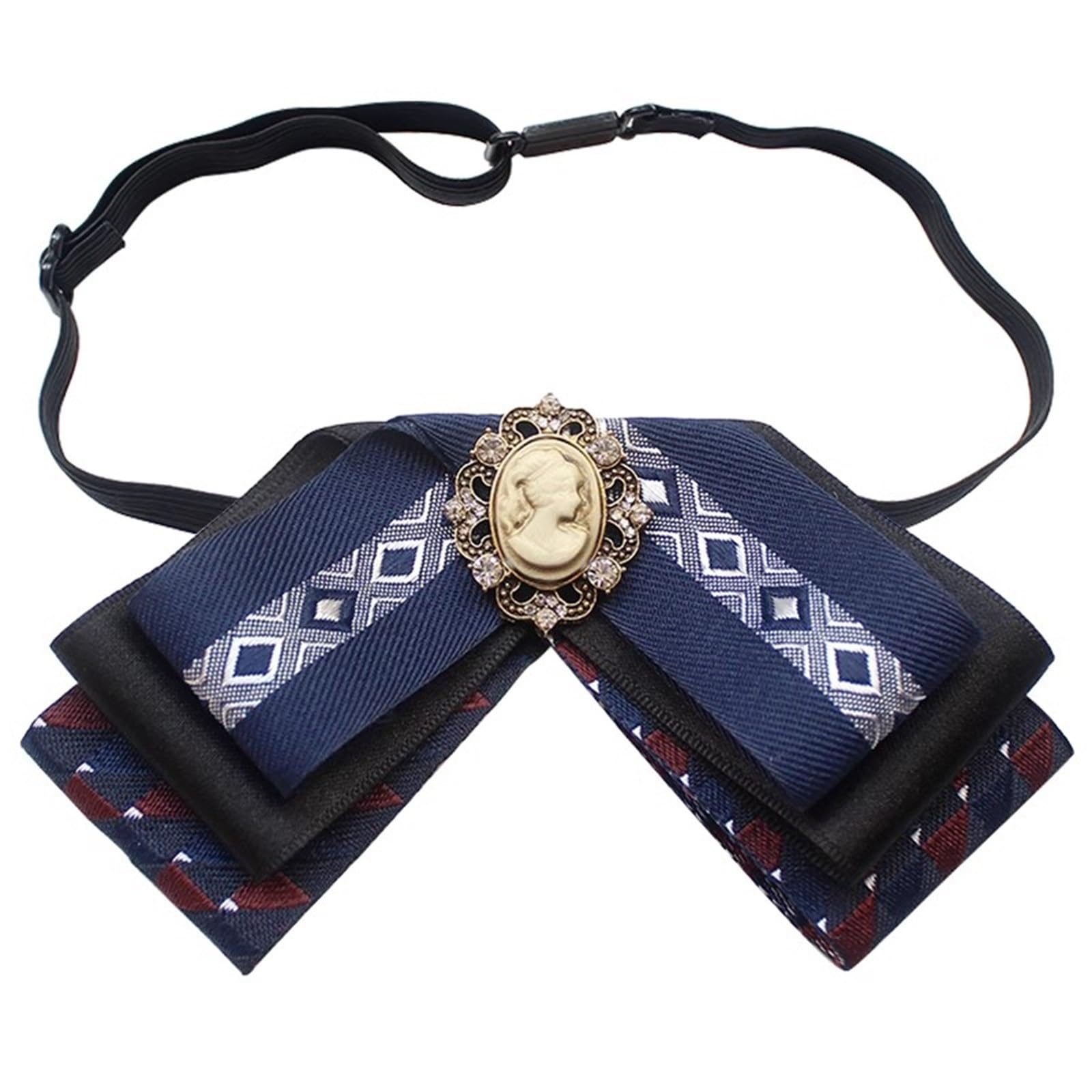 SLEDEZ Pajarita Steampunk Corbata de lazo de negocios formal for hombre Pajarita de padrino de boda for hombre