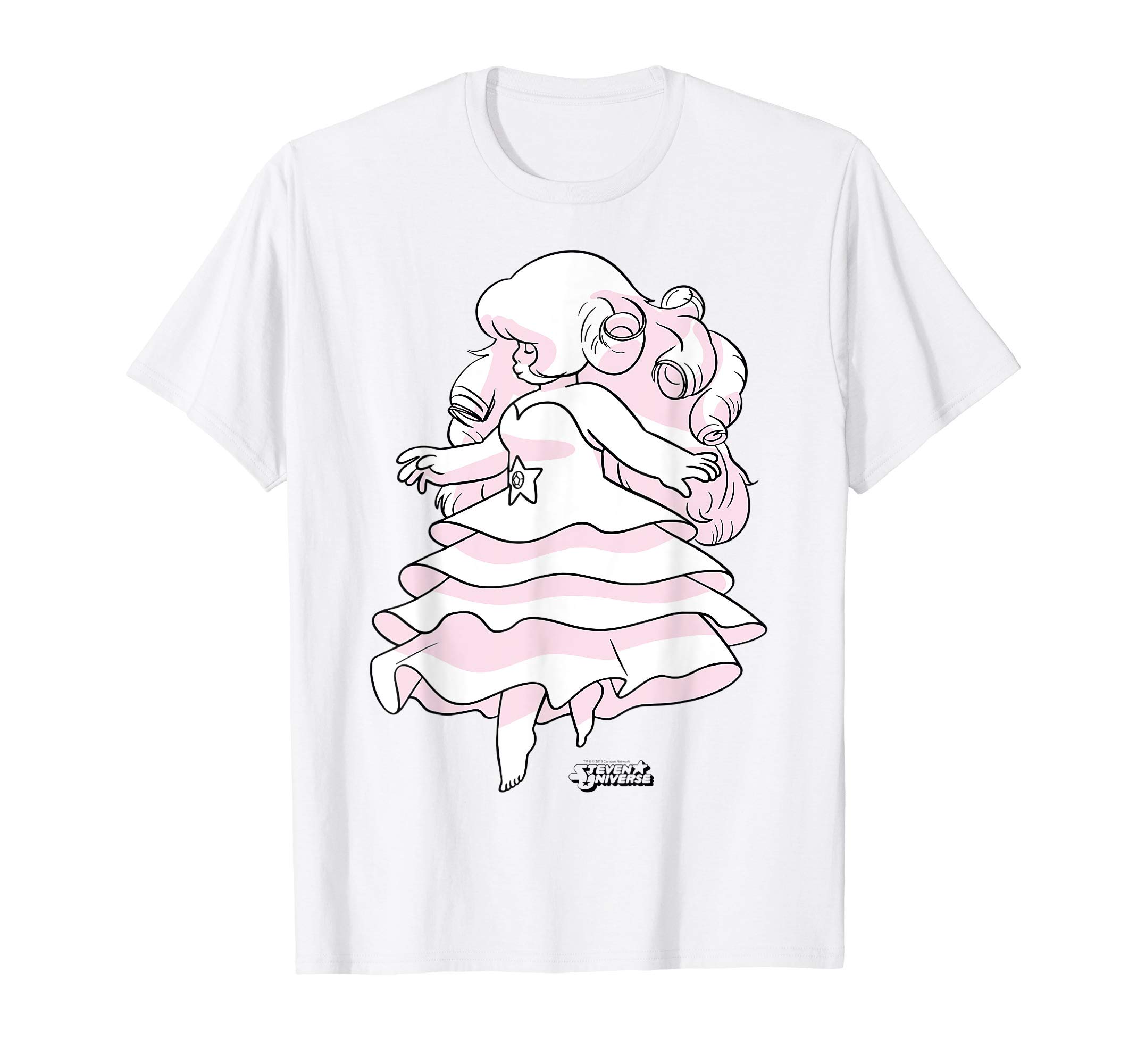 Cartoon NetworkCN Steven Universe Rose Sketch T-ShirtOEKO-TEX STANDARD 100
