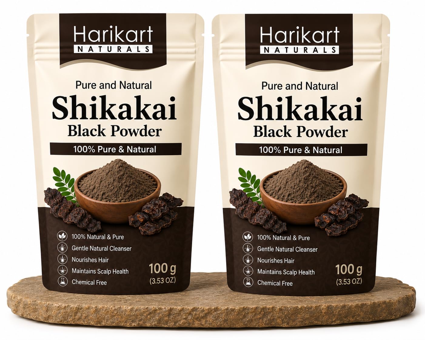 Naturals Shikakai Black Powder, 100 g (Pack of 2) | 100% Pure & Natural, Gentle Hair Cleanser, Nourishes Hair, Scalp Health, Chemical Free-image-47