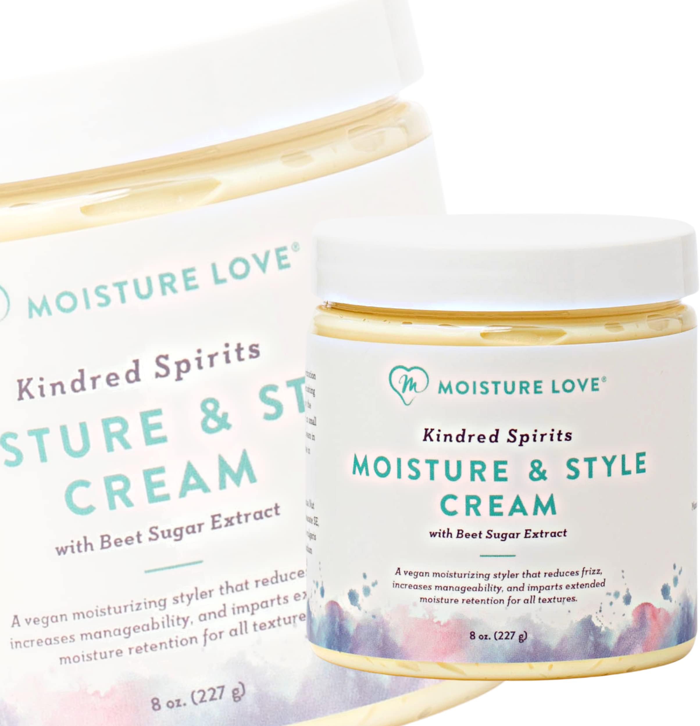 Moisture & Style Cream for Curly Hair. Natural Hair Definer and Enhancer Curling Cream Product. Moisturizer, Reduce Frizz & Increases Hair Manageability with Shea Butter Travel Size 8oz.