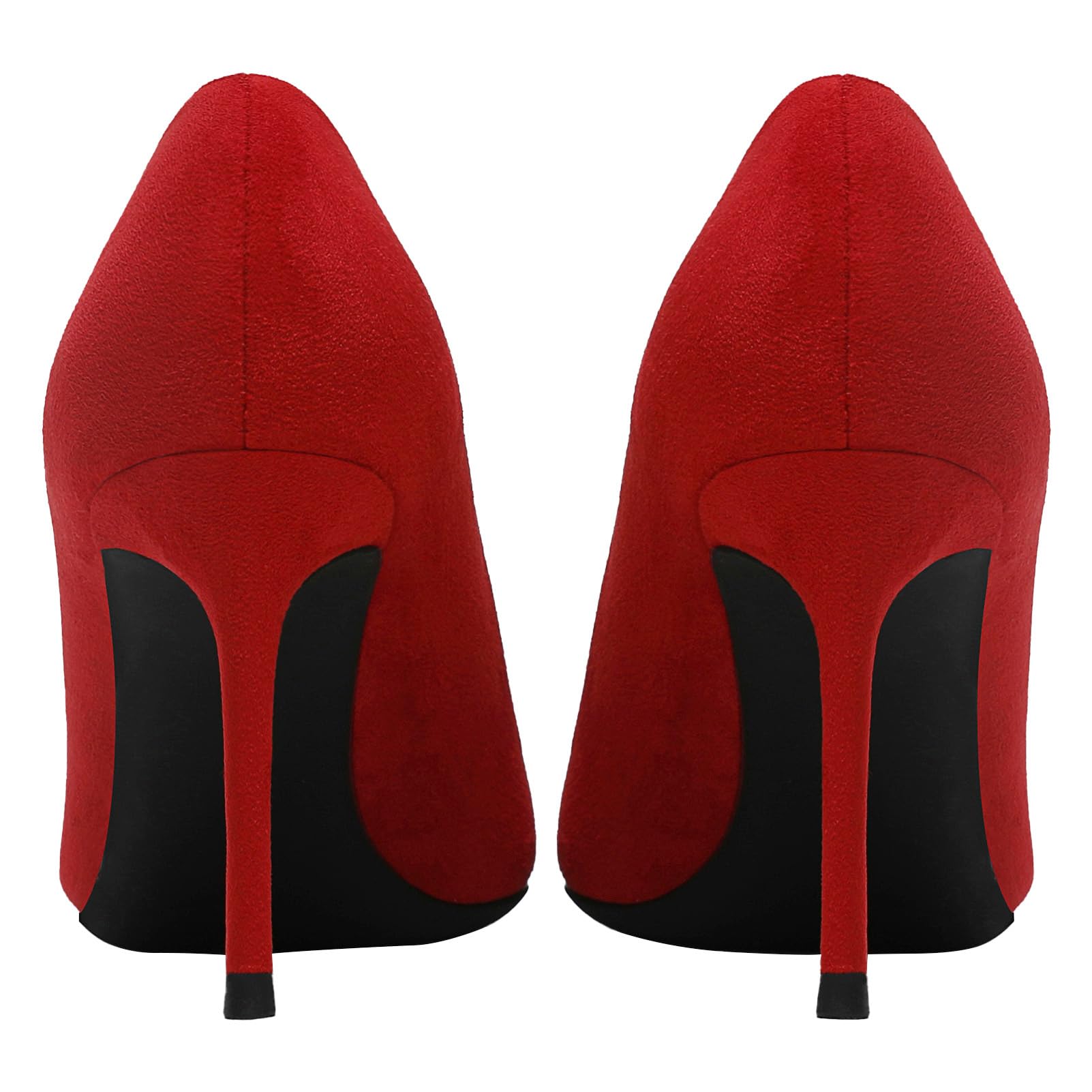 Femme Velours 5CM/8CM Talons Hauts Élégant Escarpins Bout Pointu Chaussures de Bureau