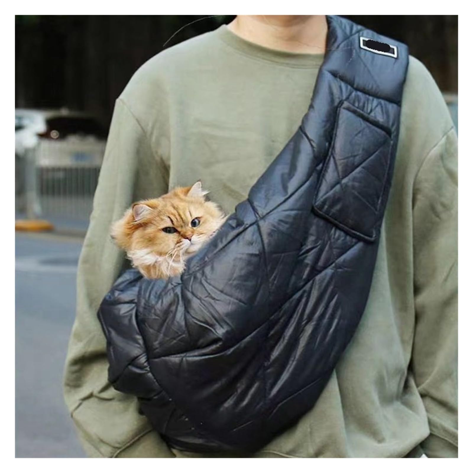 Bandolera para Perro Bolsa de Hombro for Transporte de Gato, Bolsa de Transporte for Gato cálido y Gruesa, Bolsa de Viaje for Perros al Aire Libre, Bolsa for Caminar for Gato Caliente portátil