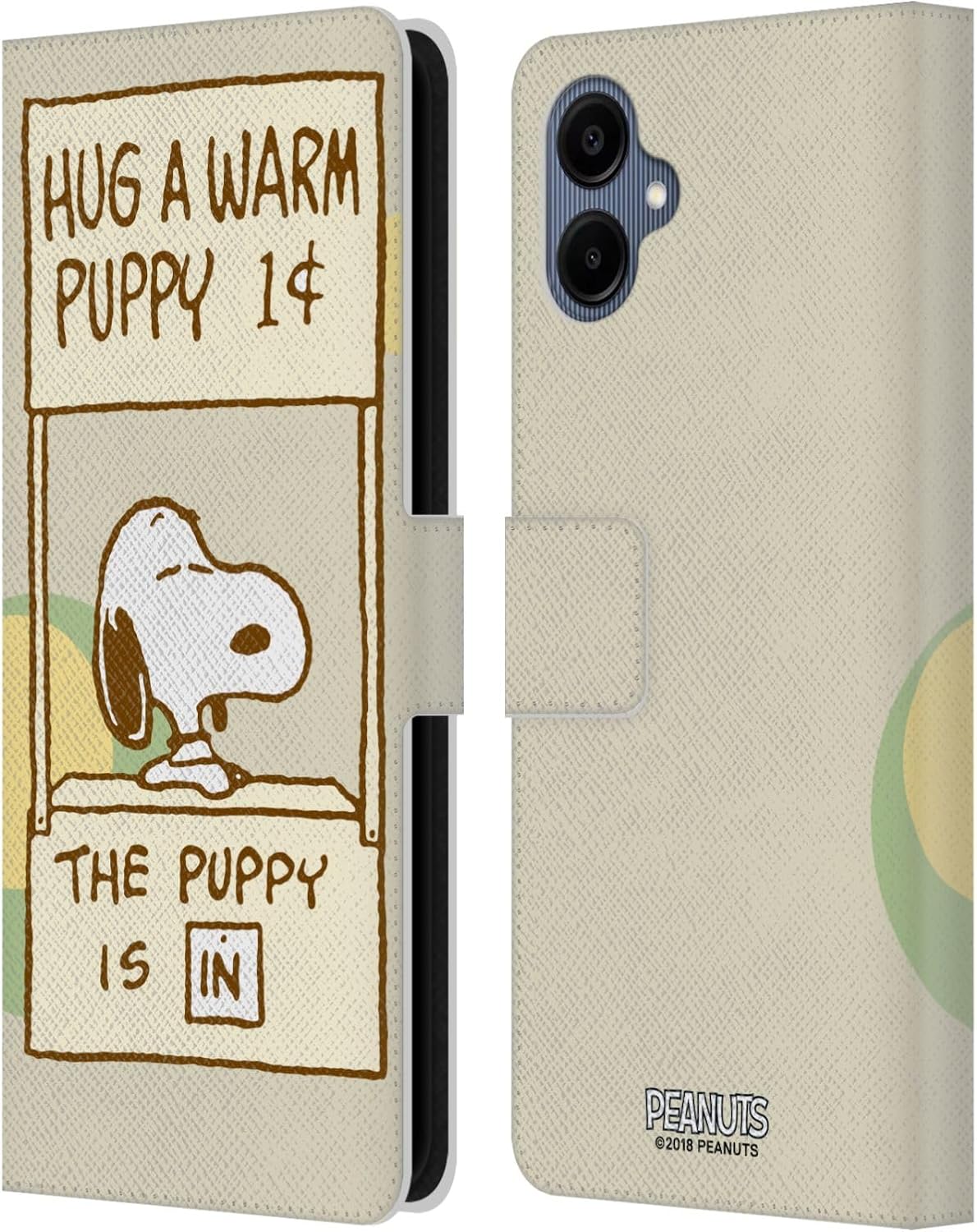Head Case Designs Officially Licensed Peanuts Warm Snoopy Hug Leather Wallet Case Compatible with Samsung Galaxy A06 4G / 5G
