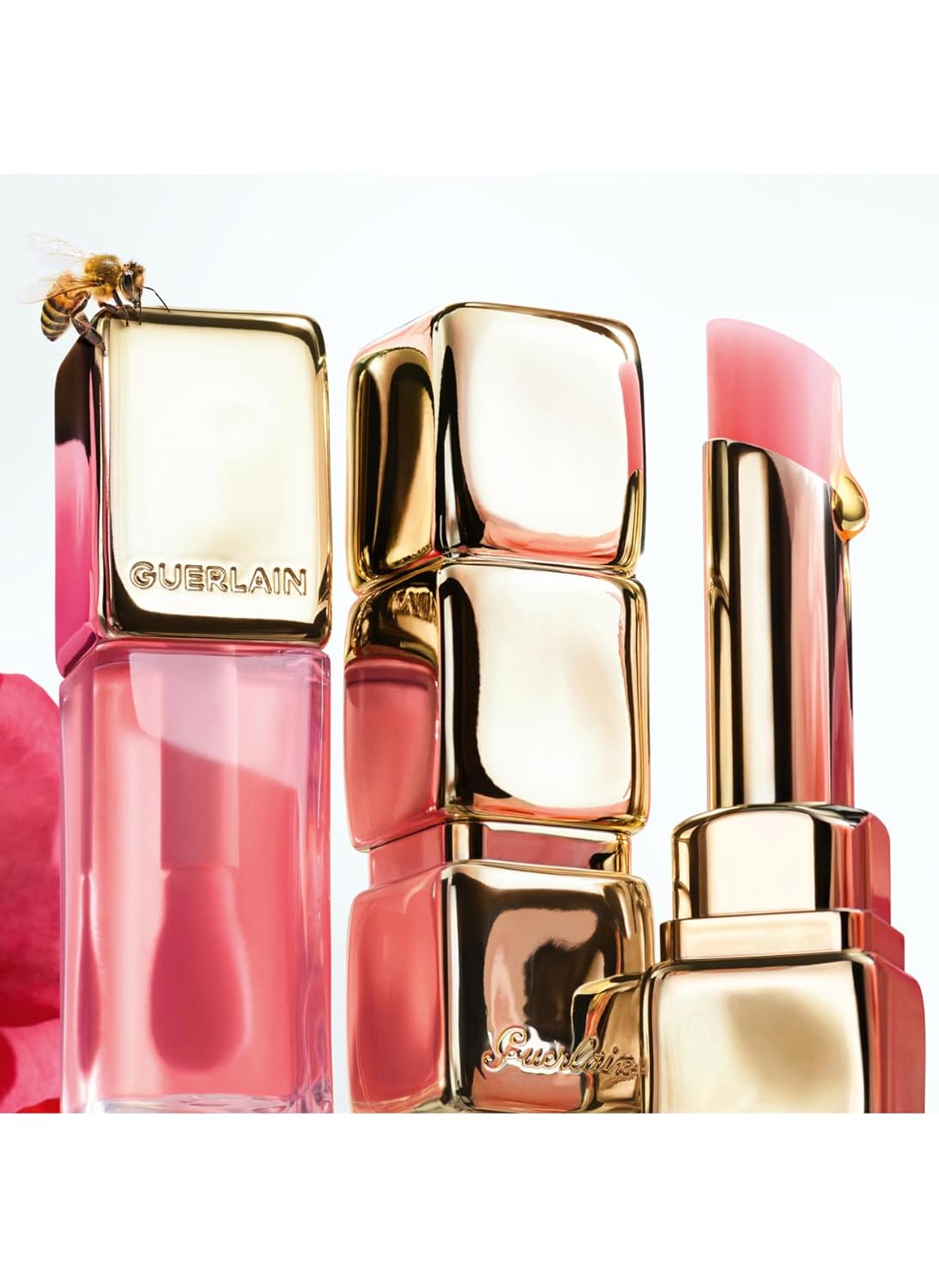 Kiss Kiss Bee Glow Oil - 775 Poppy Glow by Guerlain for Women - 0.3 oz Lip Oil - Image 9