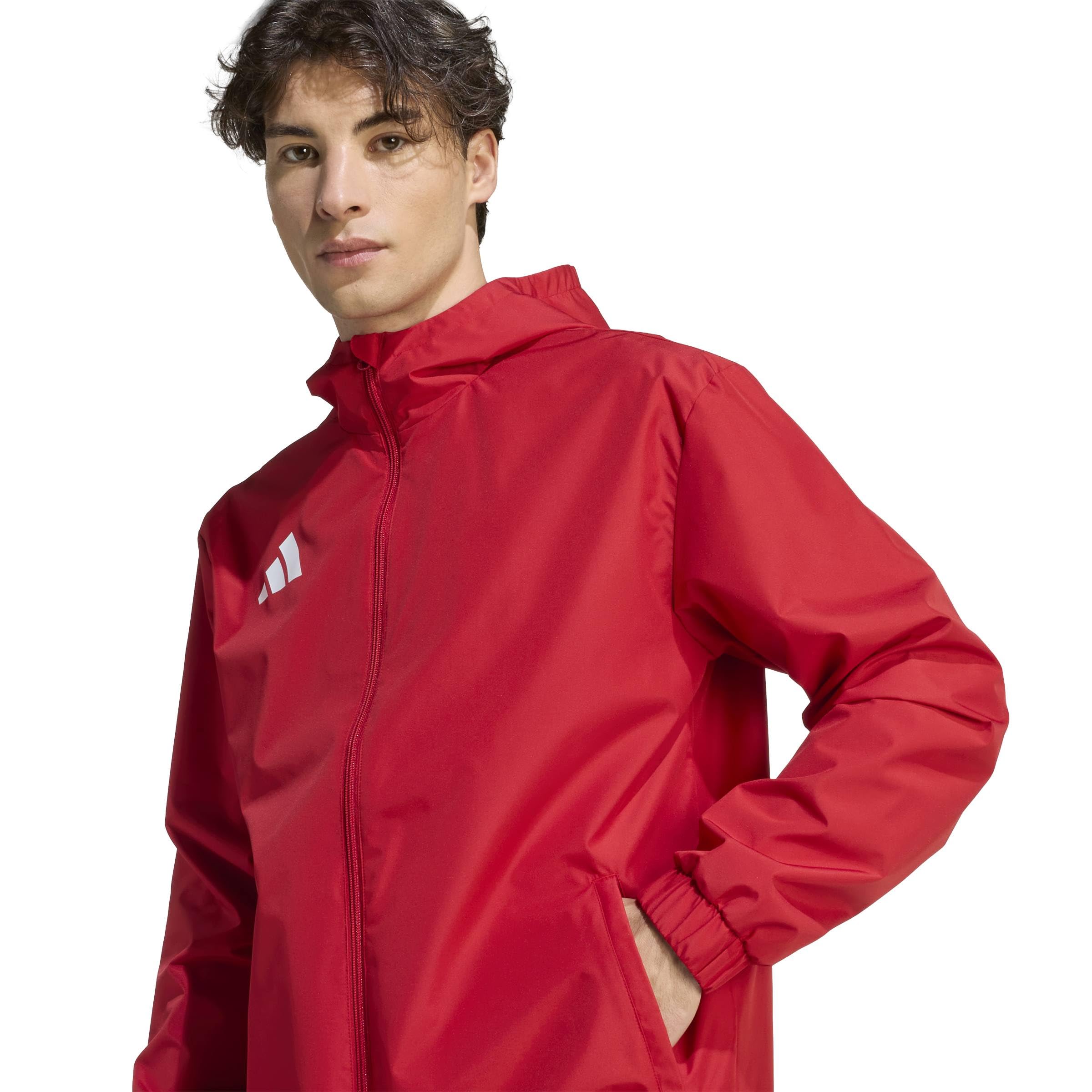 adidas Mezczyzni Entrada26 All Weather Coat, team power red 2/white, 3XL