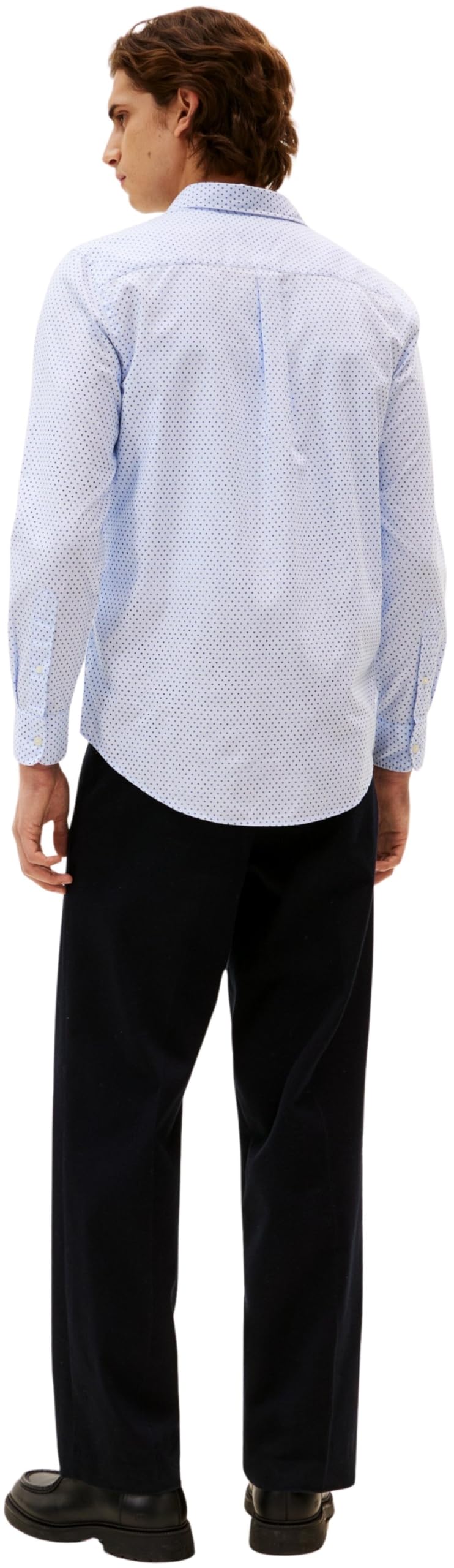 Tommy Hilfiger Camisa Hombre Flex Poplin Mini Print Slim Fit