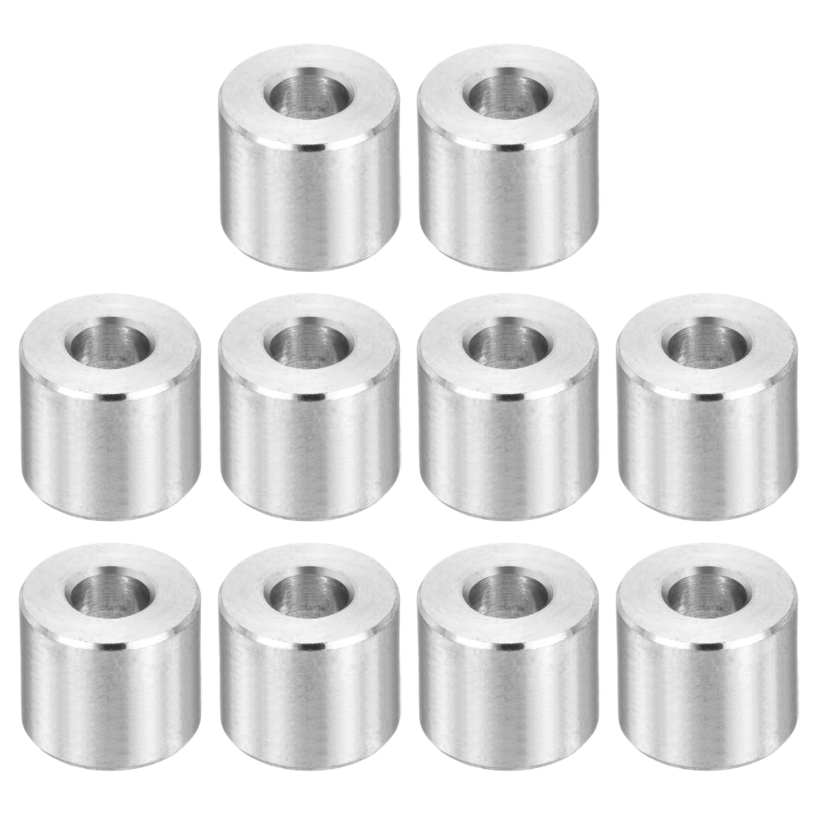 PATIKIL M6 Stainless Steel Spacers, 12Pcs Metal Spacer 6mm ID x 14mm OD x 12mm L Screw Standoff for 1/4" or M6 Screw — image 1