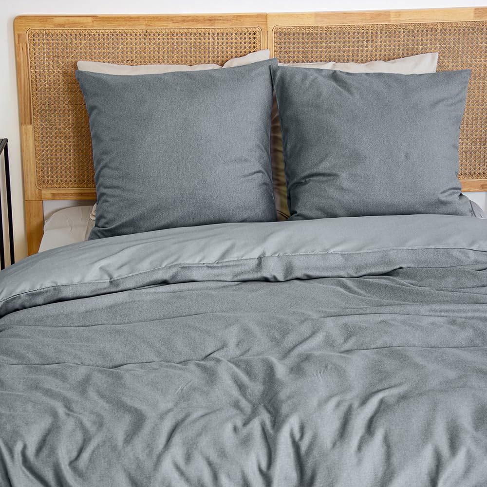 Uni Dekbedovertrek Flanel Roze – 240 x 200/220 cm – – voor al jouw beddengoed