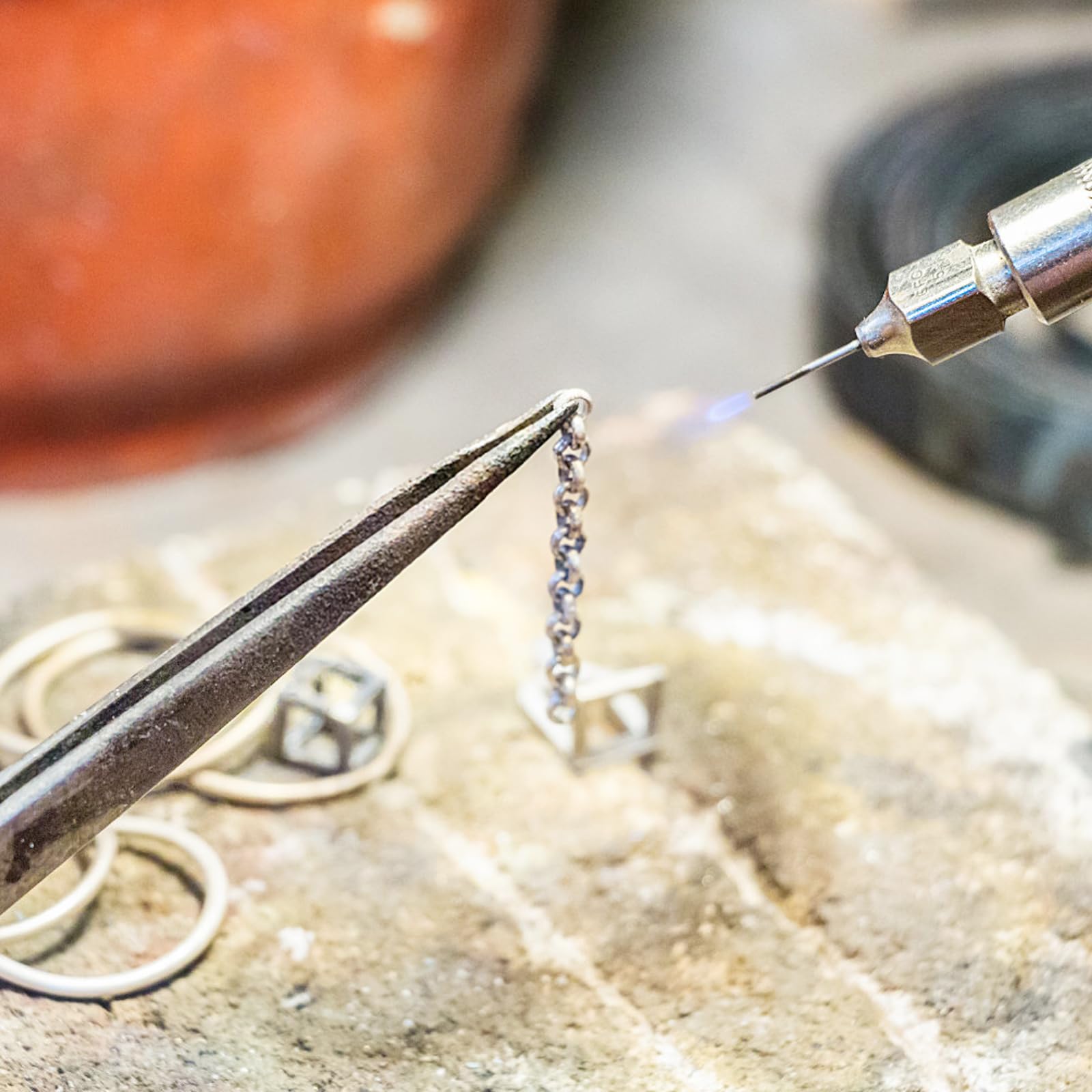 Lötpulver Gold & Silber Für Schmuckherstellung - Professionelles Flusspulver Für Präzise Lötarbeiten