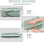 Cipway Compression Packing Cubes, Ultralight Luggage Organizer Bags, Travel Essentials for Carry on Suitcase (3 Piece,Sage Green)
