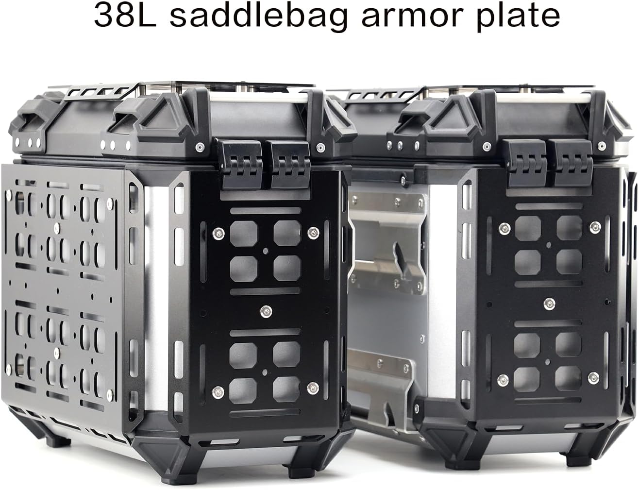 Multifunctional Armor Board for Motorcycle 38L Side Box Outdoor Fishing Riding Bike Stand Universal