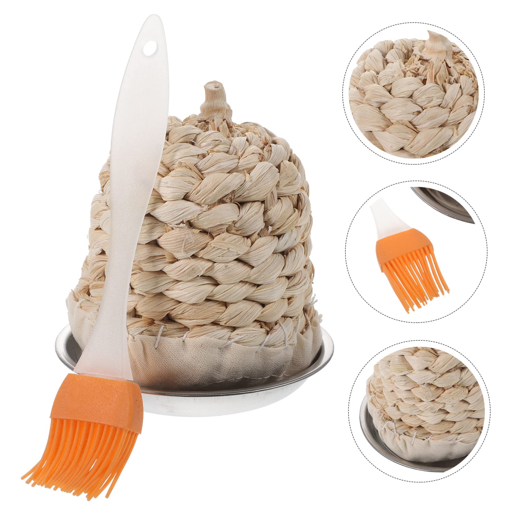 FUNOMOCYA 1 Set Pancake Pan Oil Spreader Applicator Brush for Pancake Maker Griddle