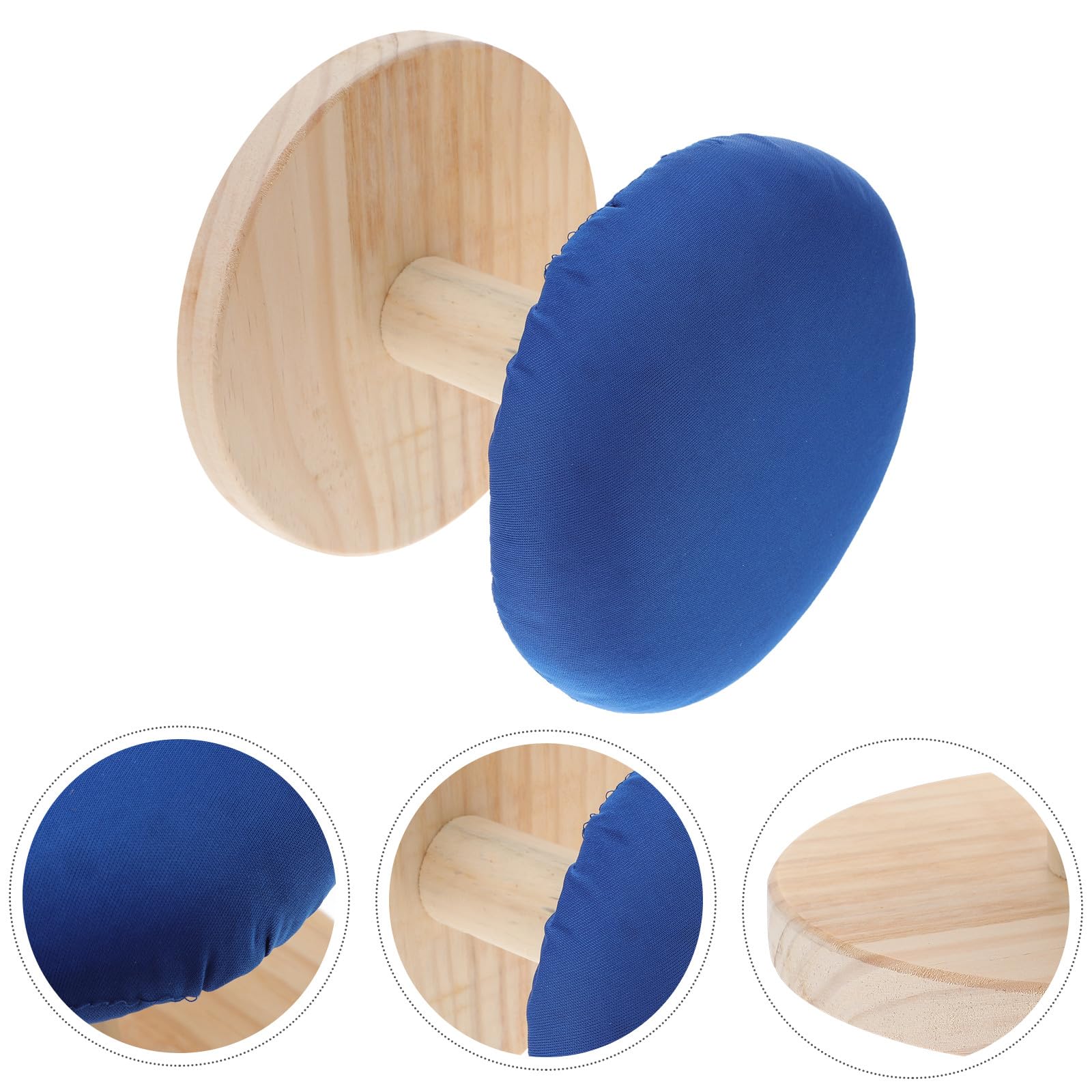 Amosfun Asse da Stiro Tavolo Piccolo Cuscino Imbottito e Sgabello per Stiratura Professionale, per Uso Domestico